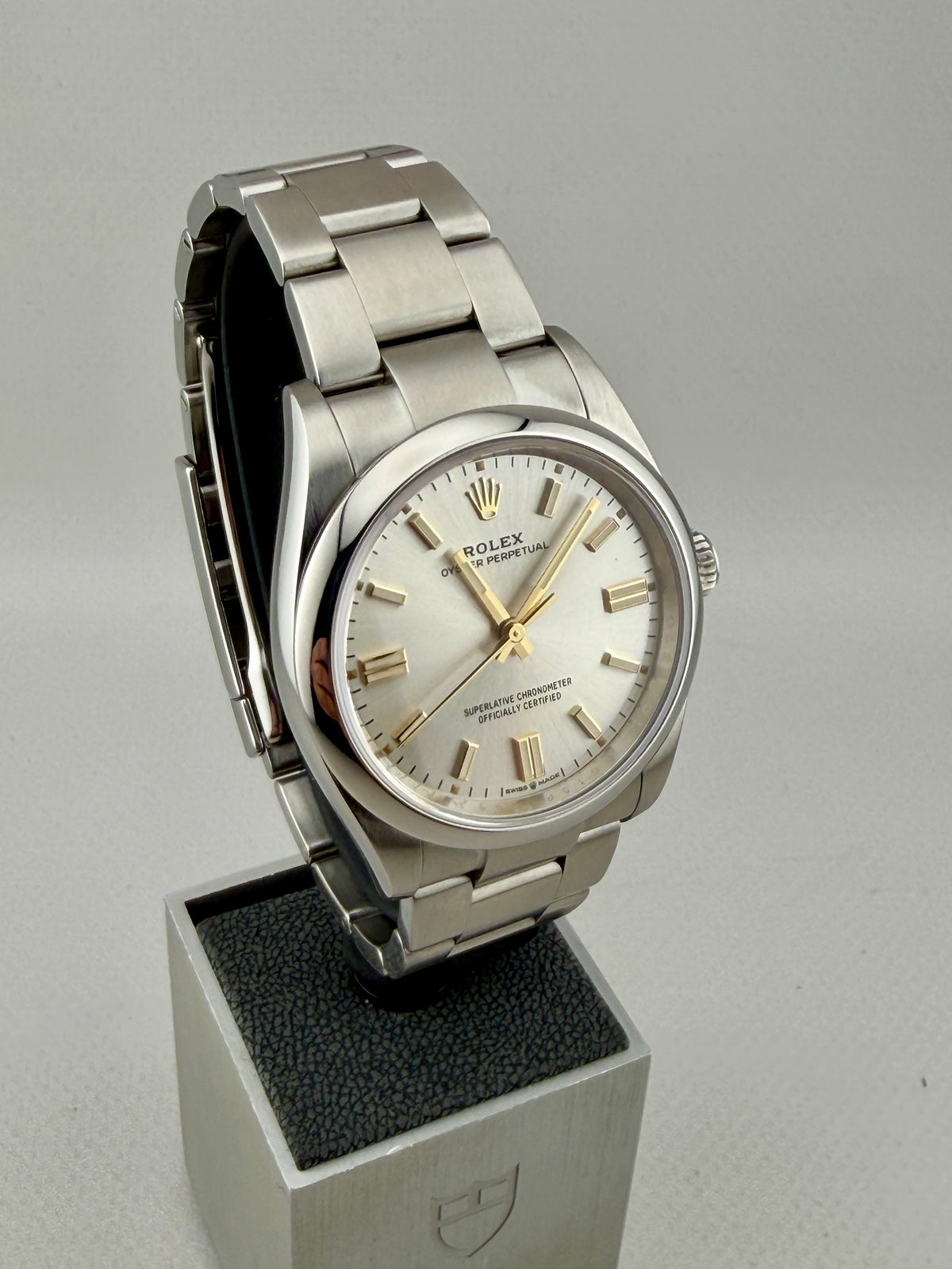 2022 ROLEX Oyster Perpetual 36 Silver Dial 126000 Full Set