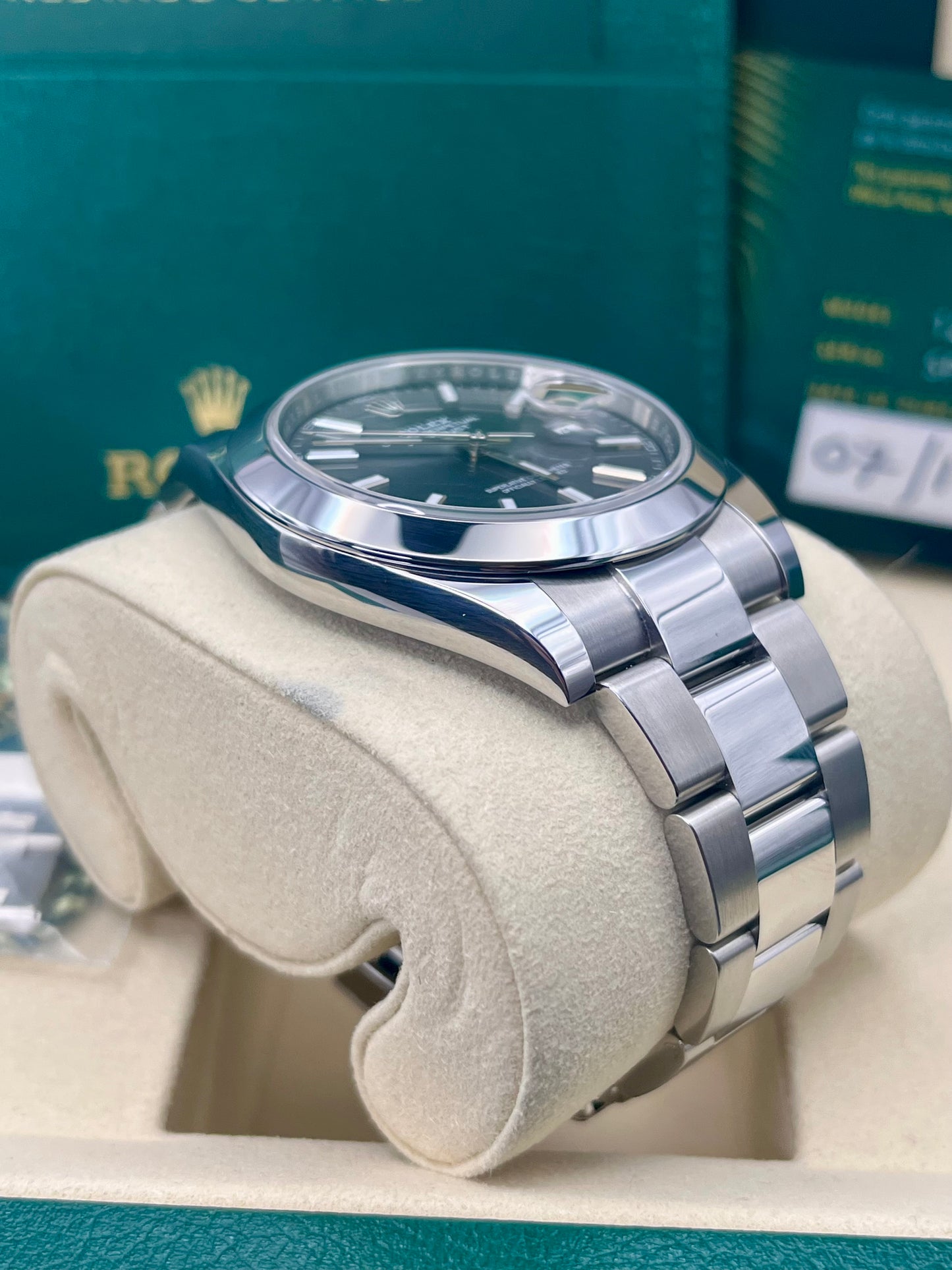 DEC 2025 ROLEX Datejust 41mm 126300 Rhodium Dial Full Set
