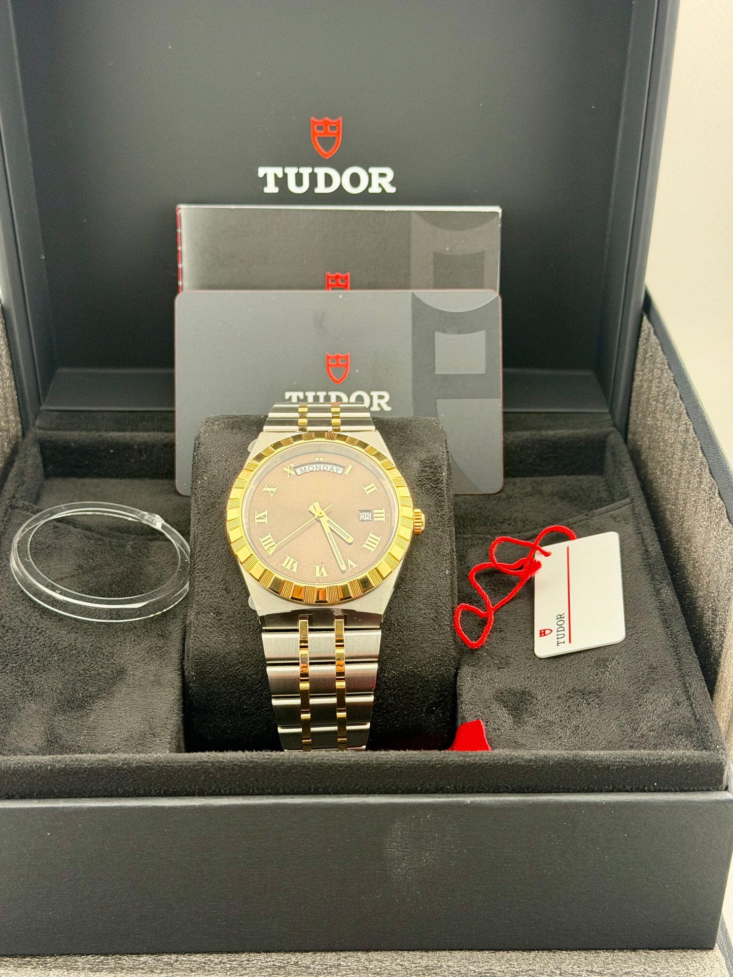 UNWORN May 2026 TUDOR Royal Day/Date 28603 Steel & Gold + Choc Dial 41mm