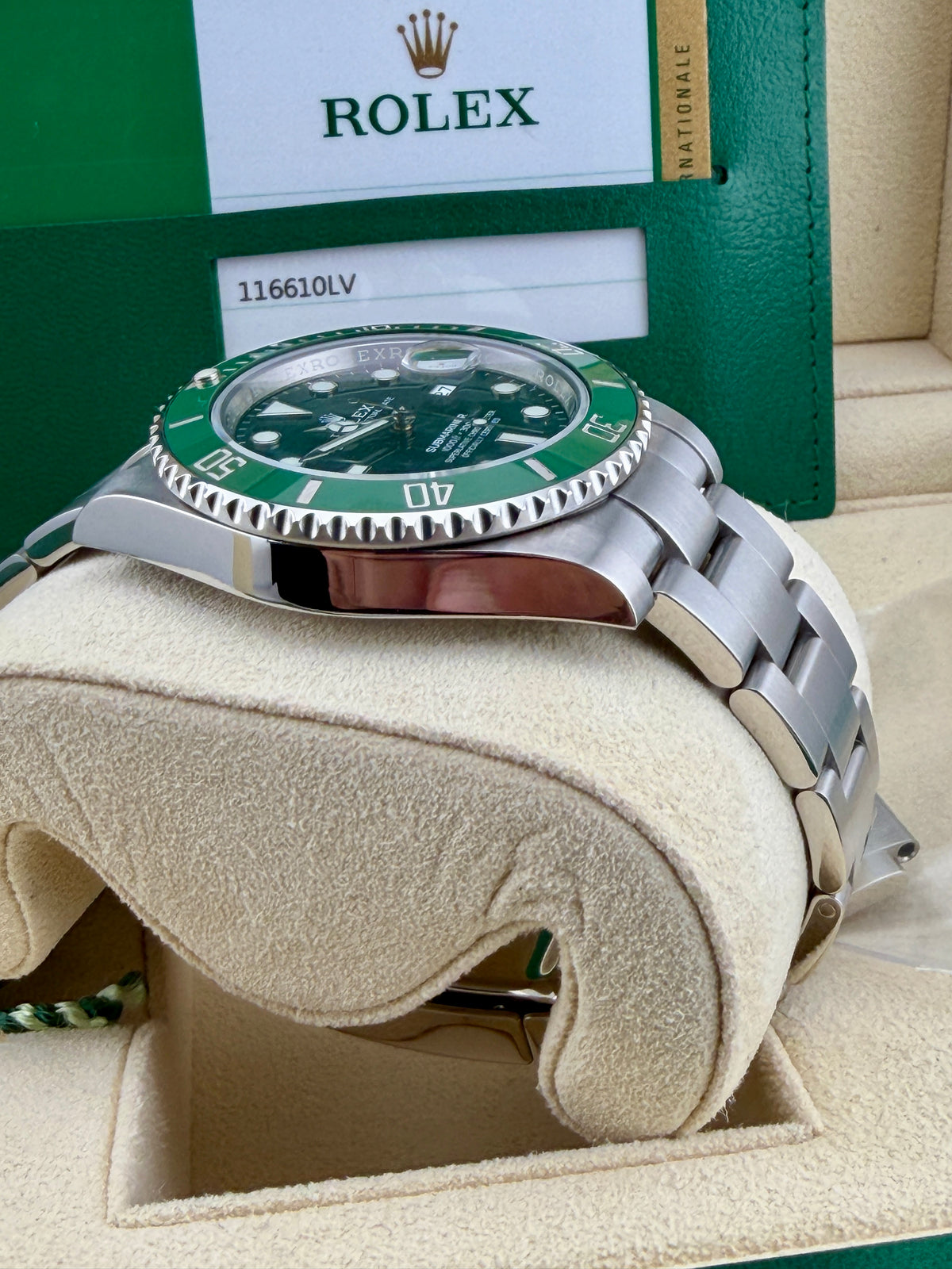 2020 ROLEX Submariner Hulk 116610LV 40mm Immaculate