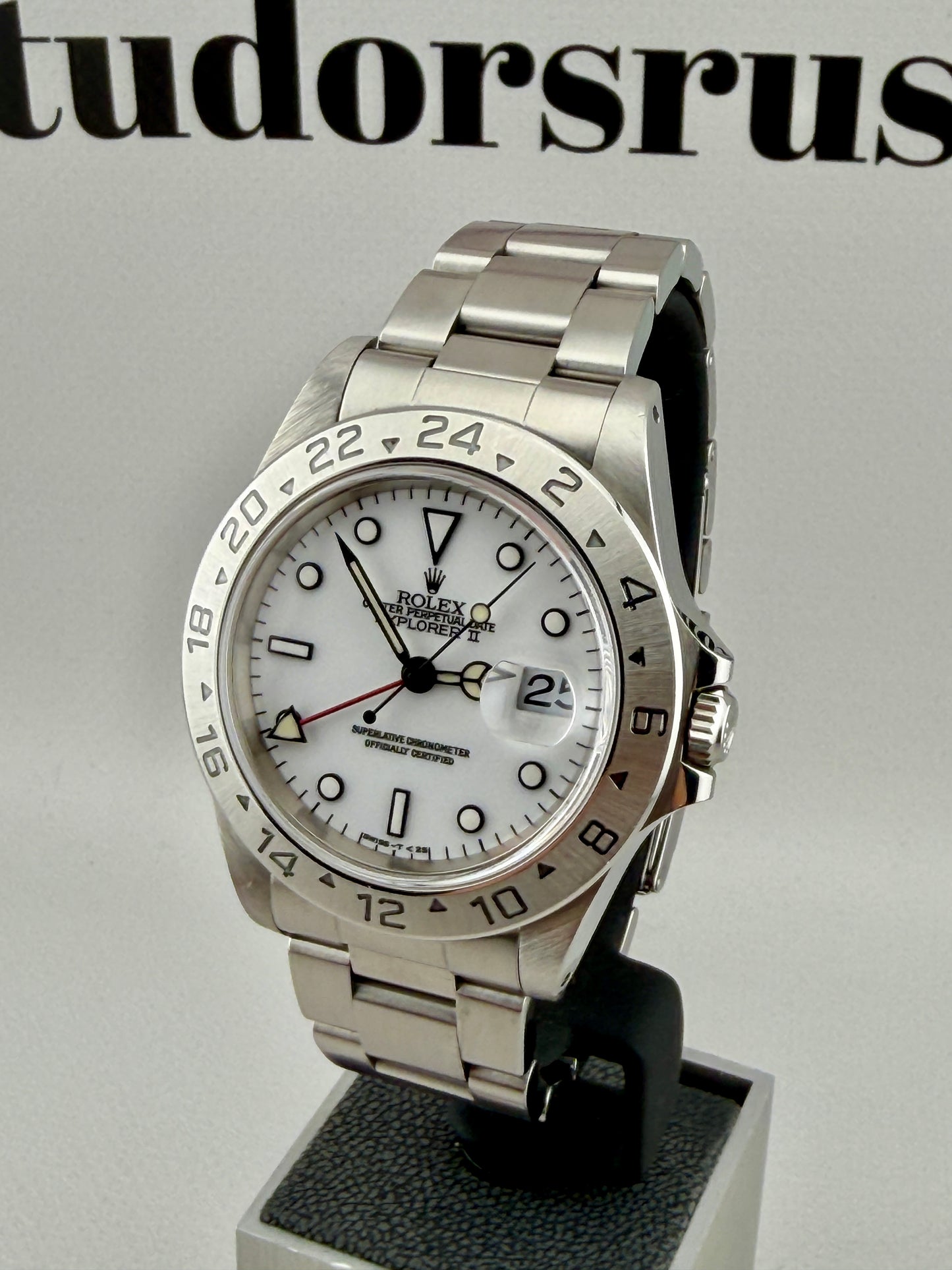 ROLEX Explorer II GMT 40mm Polar Dial ref 16570
