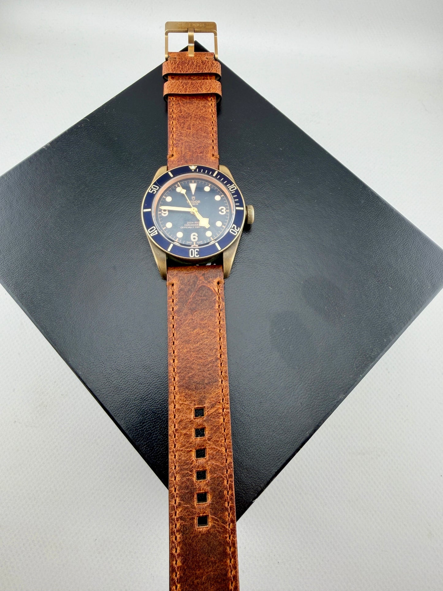 TUDOR Black Bay Bronze Bucherer Ed. 2 Straps 79250BB 43mm Full Set