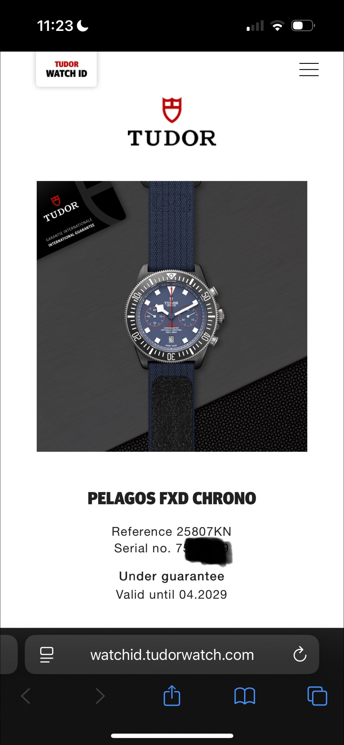 2024 TUDOR Pelagos FXD Chrono - 25807KN - Warranty