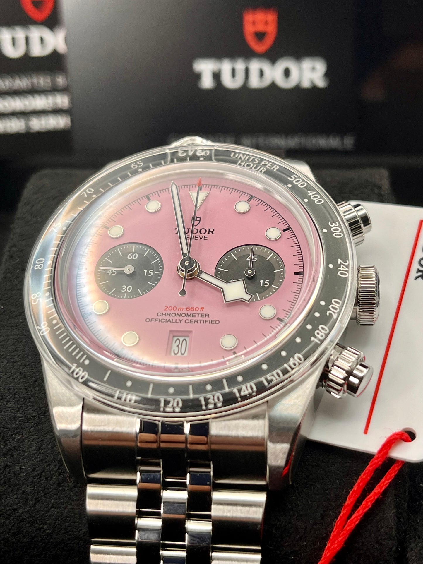 *BRAND NEW* TUDOR Black Bay Chrono Miami Pink - 79360N - 41mm - Full Set