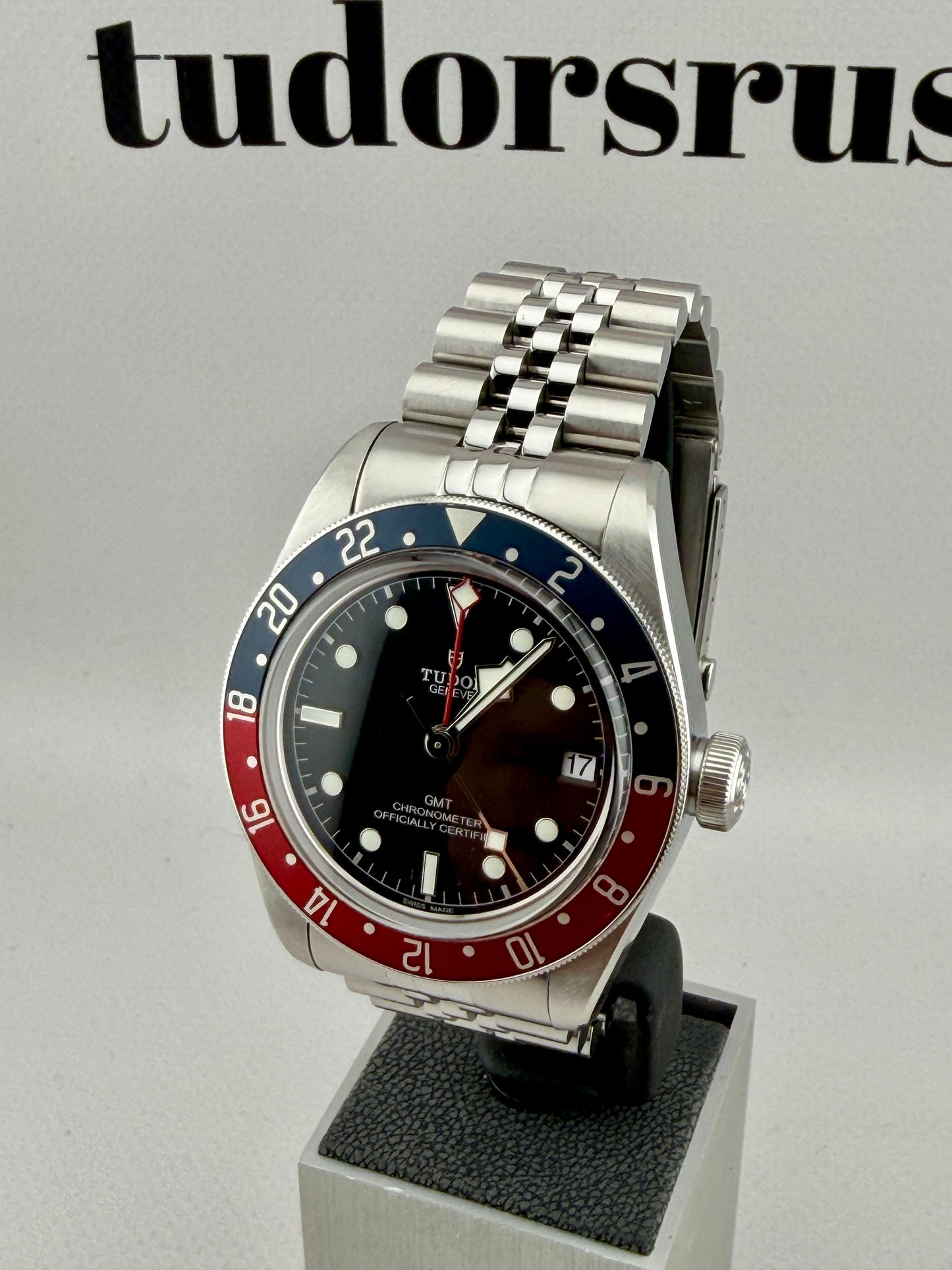 TUDOR Black Bay Pepsi GMT 41mm 79830RB Full Set + Uncle Strap