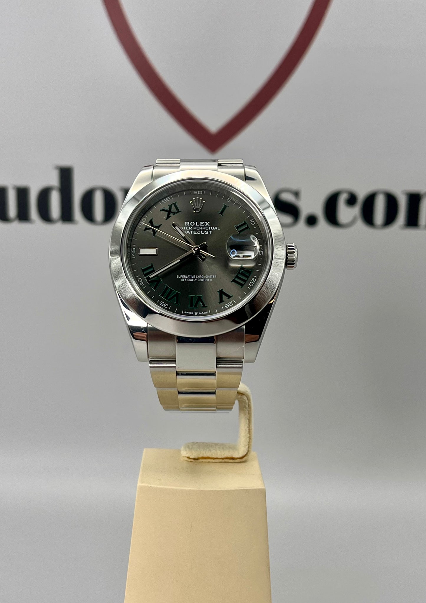 2020 ROLEX Datejust 41 - Wimbledon Dial - 126300 - Full Set - PX Welcome