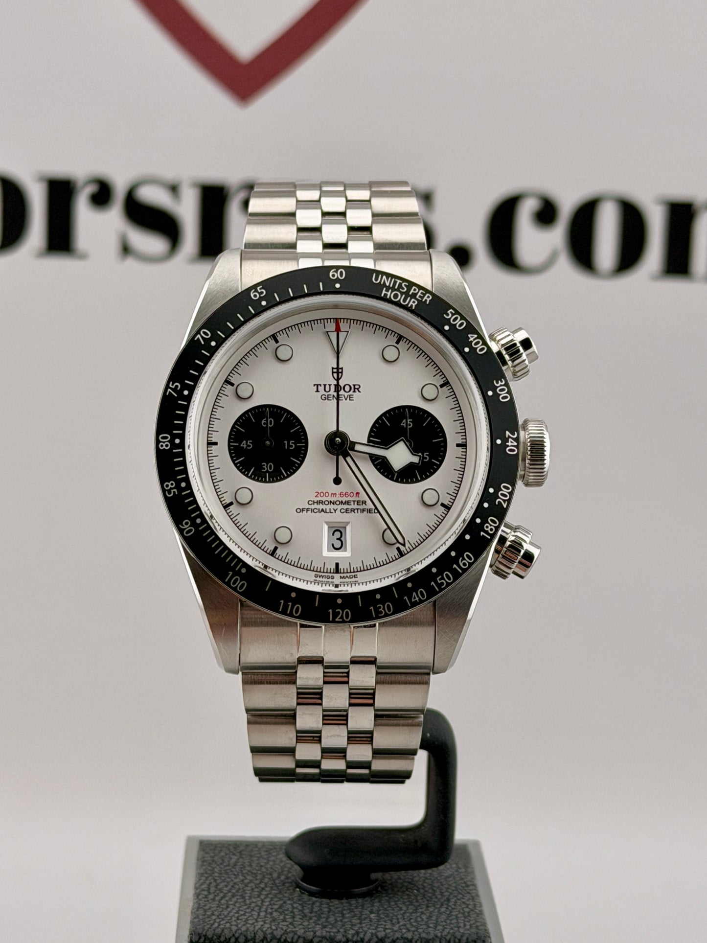 2026 TUDOR Black Bay Chrono Panda on Jubilee 41mm Full Set