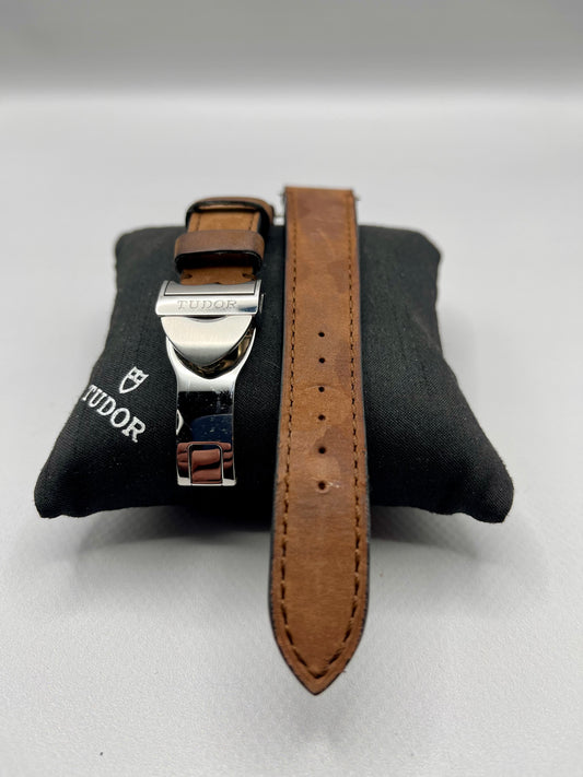 TUDOR OEM Brown Leather Strap 20mm & TUDOR 16mm Clasp