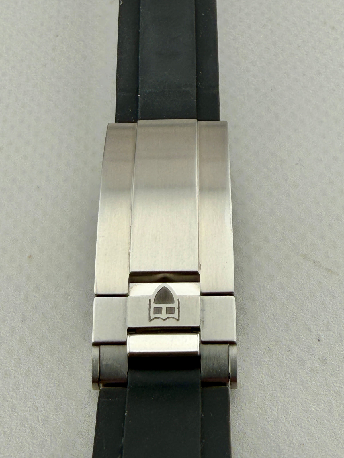OEM Tudor 20mm Black Rubber Strap & OEM T Fit Clasp + End links
