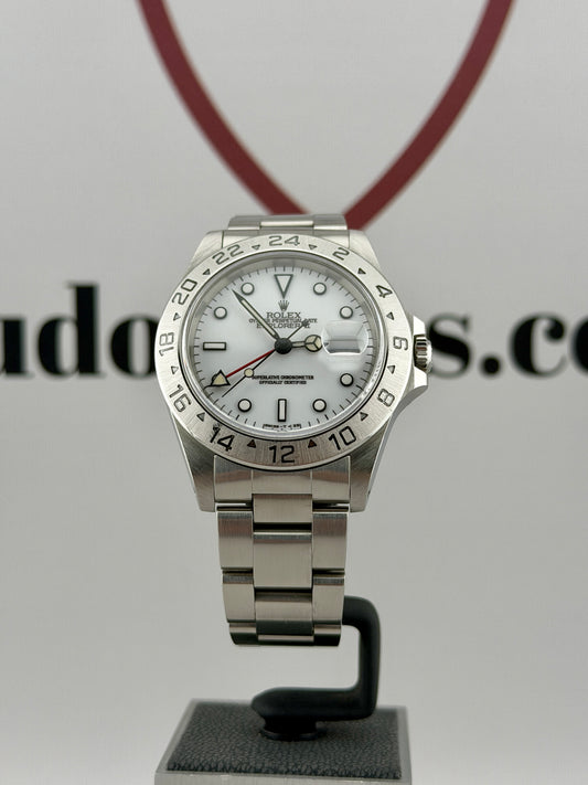 ROLEX Explorer II GMT 40mm Polar Dial ref 16570