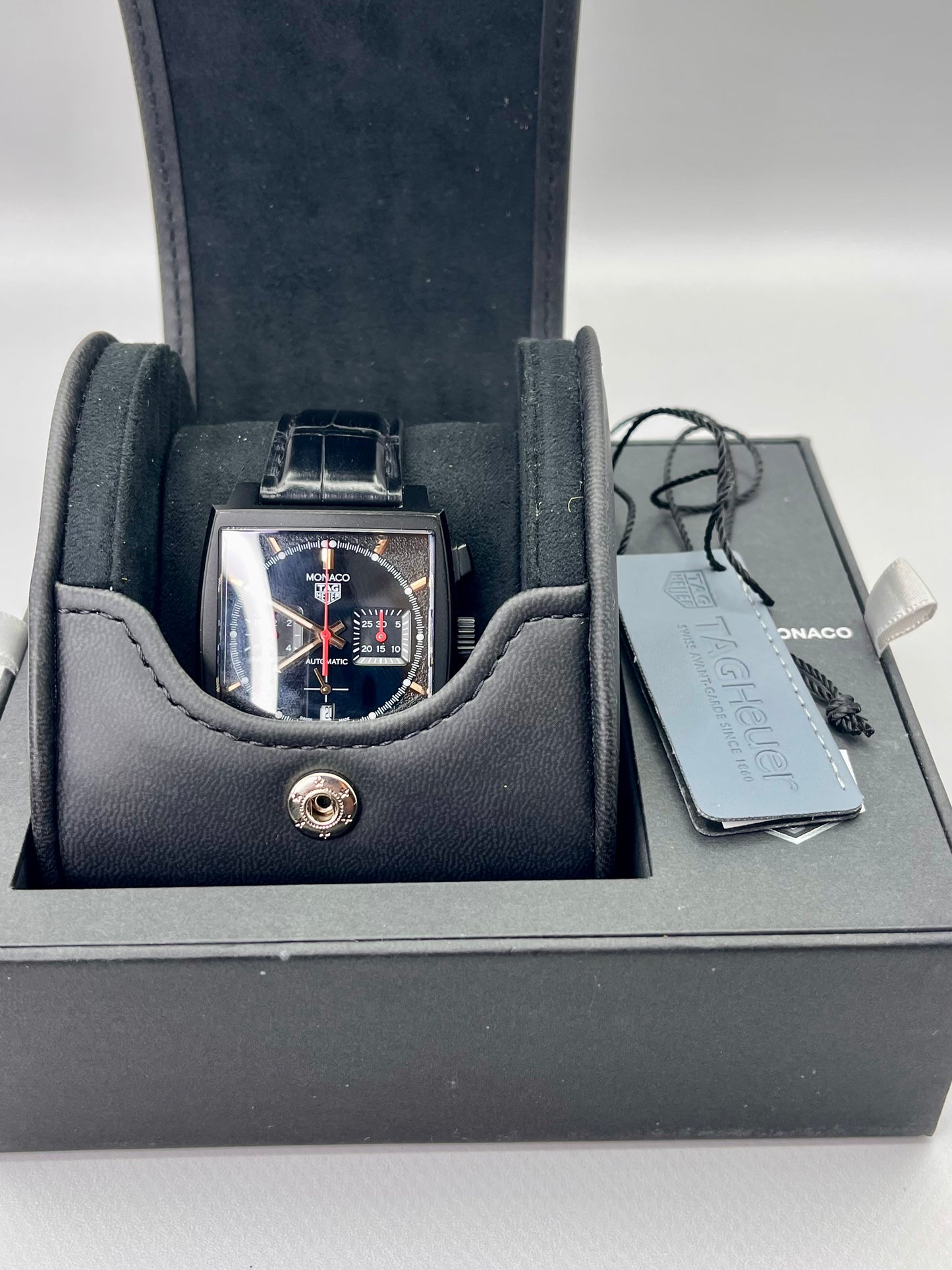 2023 TAG Heuer Monaco ‘Dark Lord’ CBL2180.FC6497 - Special Edition - Full Set