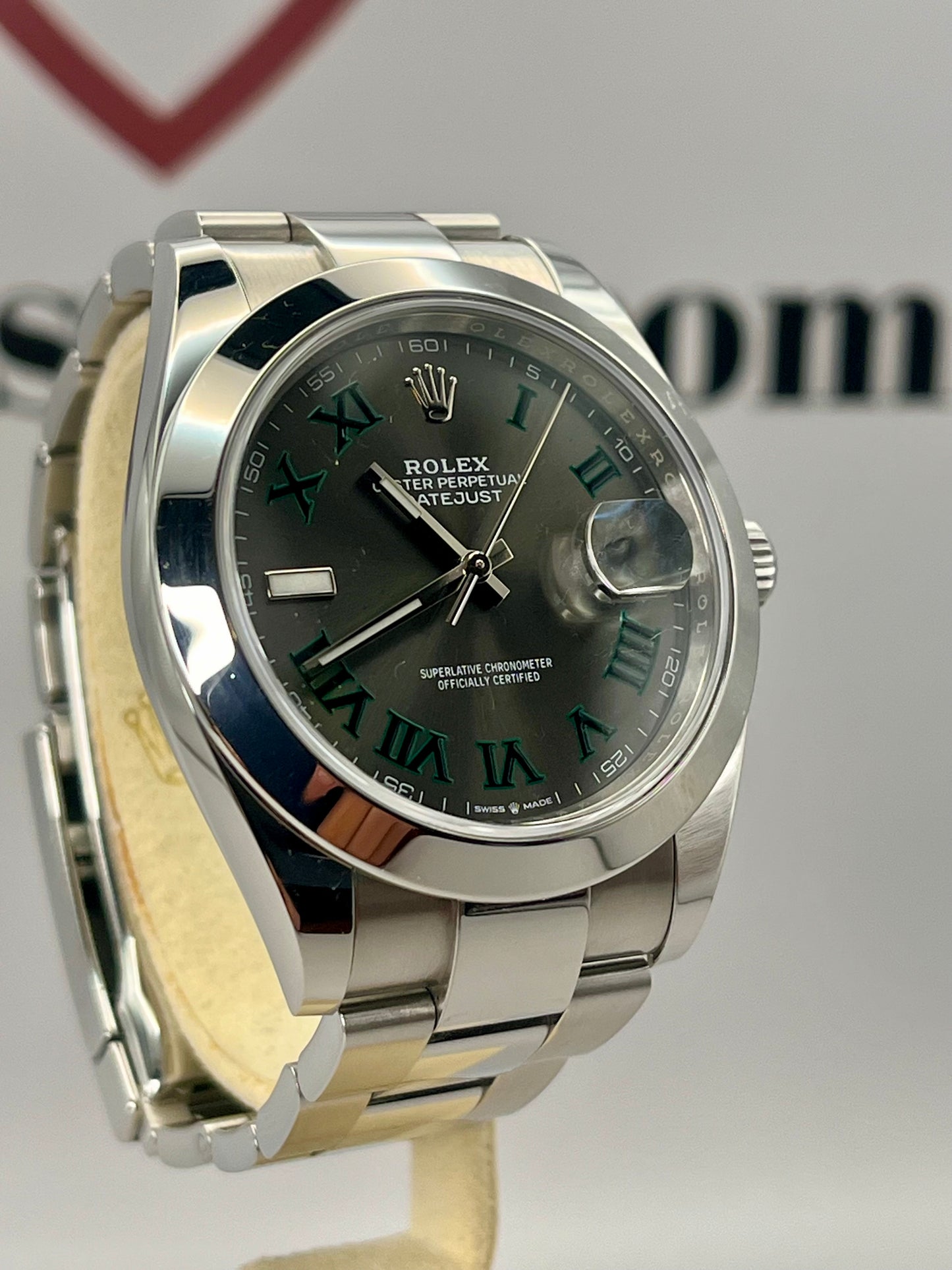 2020 ROLEX Datejust 41 - Wimbledon Dial - 126300 - Full Set - PX Welcome