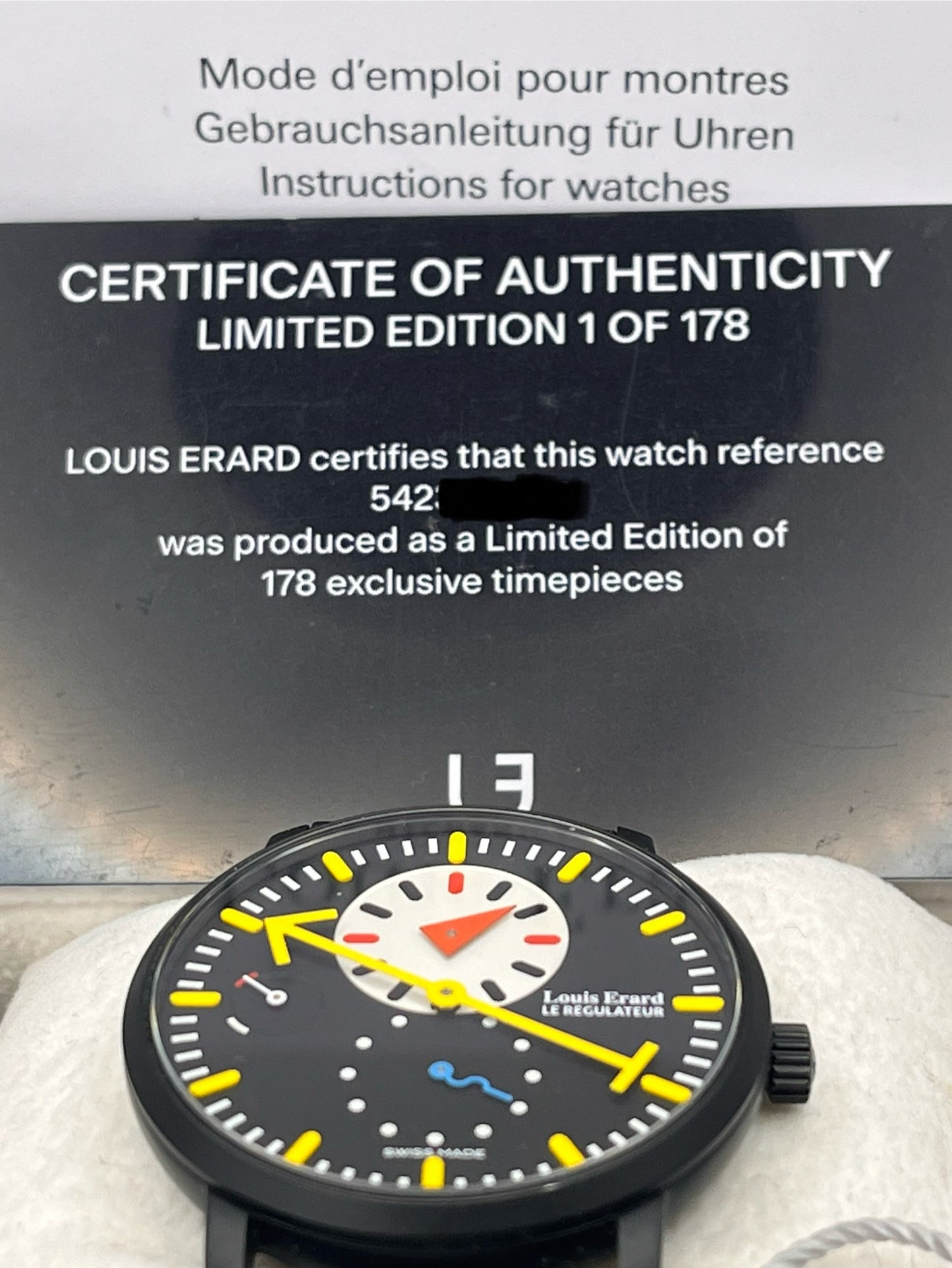 Louis Erard x Alain Silberstein Excellence Le Regulateur - Full Set