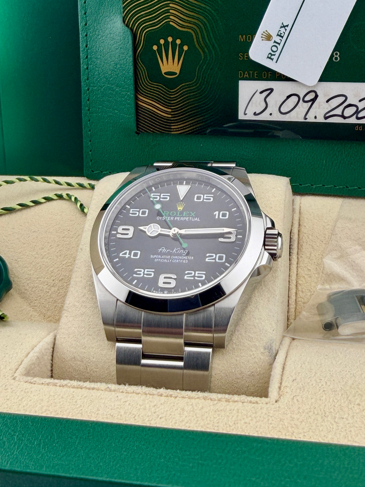 2023 ROLEX AirKing 126900 40mm Full Set Warranty to 2028