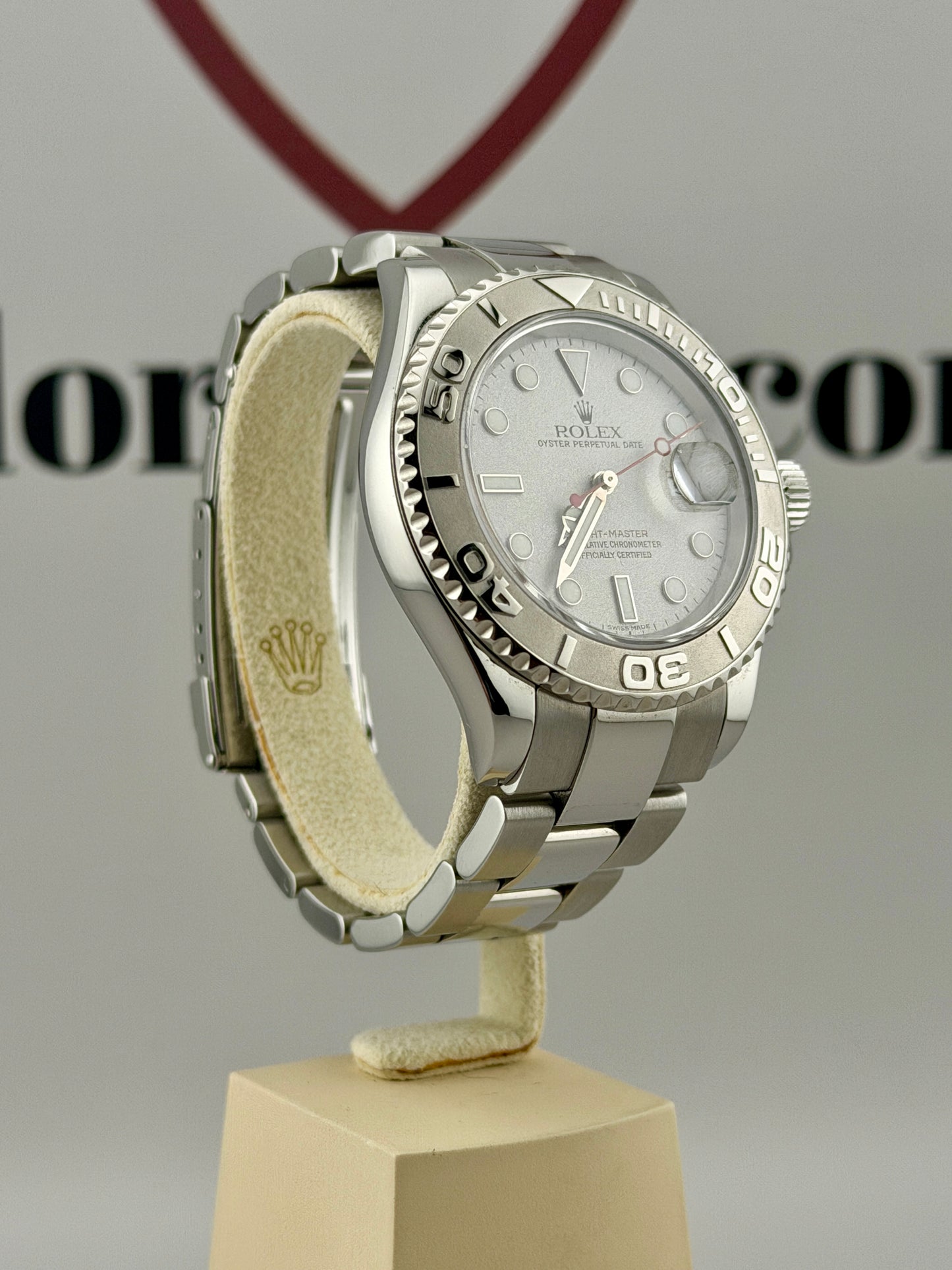 ROLEX Yacht-Master 40mm ref 16622 Platinum Bezel - MINT & Serviced