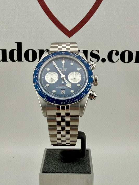 2026 UNWORN TUDOR Black Bay Chrono 79360B Boutique Blue 41mm Full Set