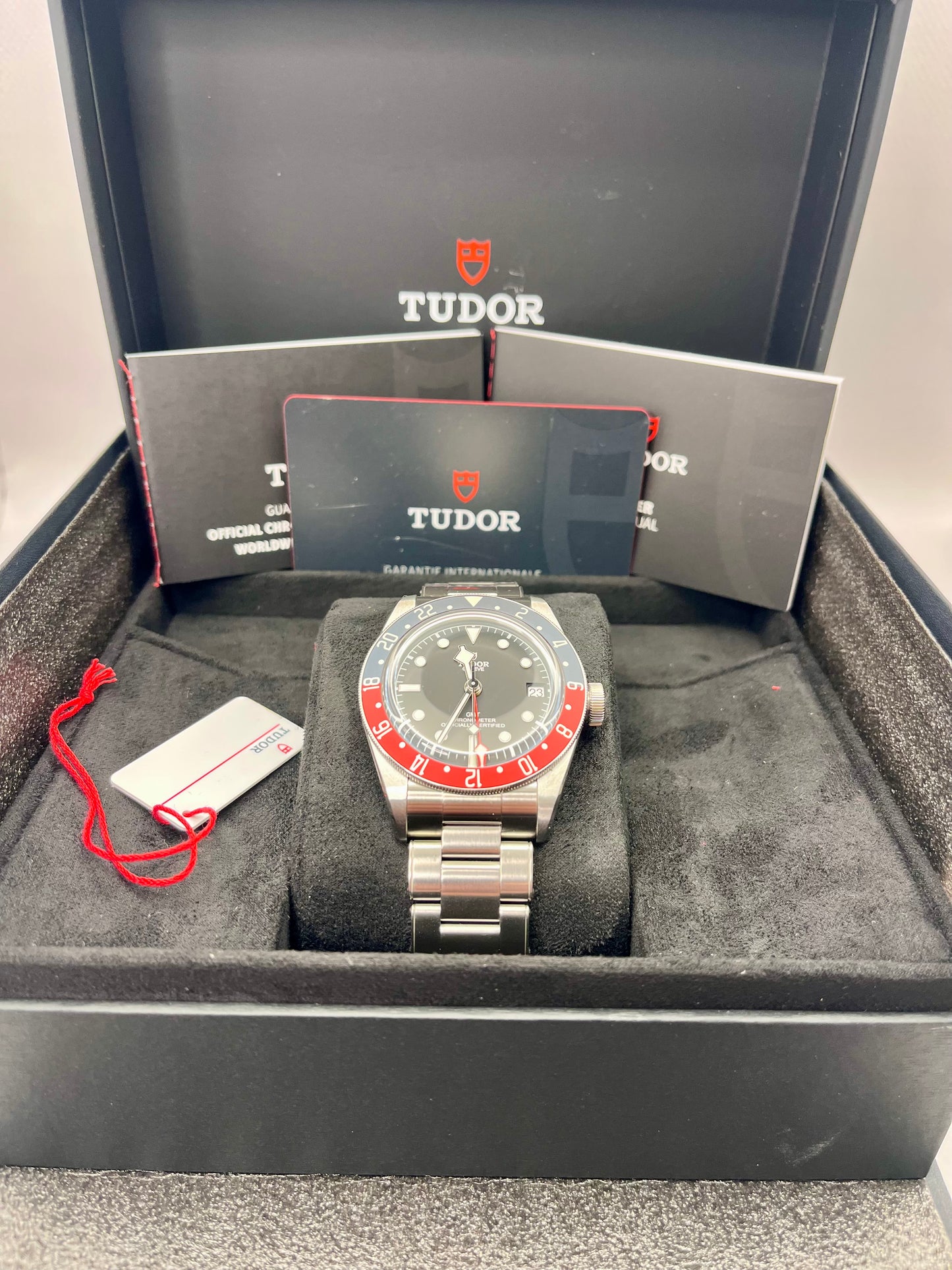 FEB 2026 UNWORN TUDOR Black Bay GMT Pepsi 41mm 79830RB Full Set