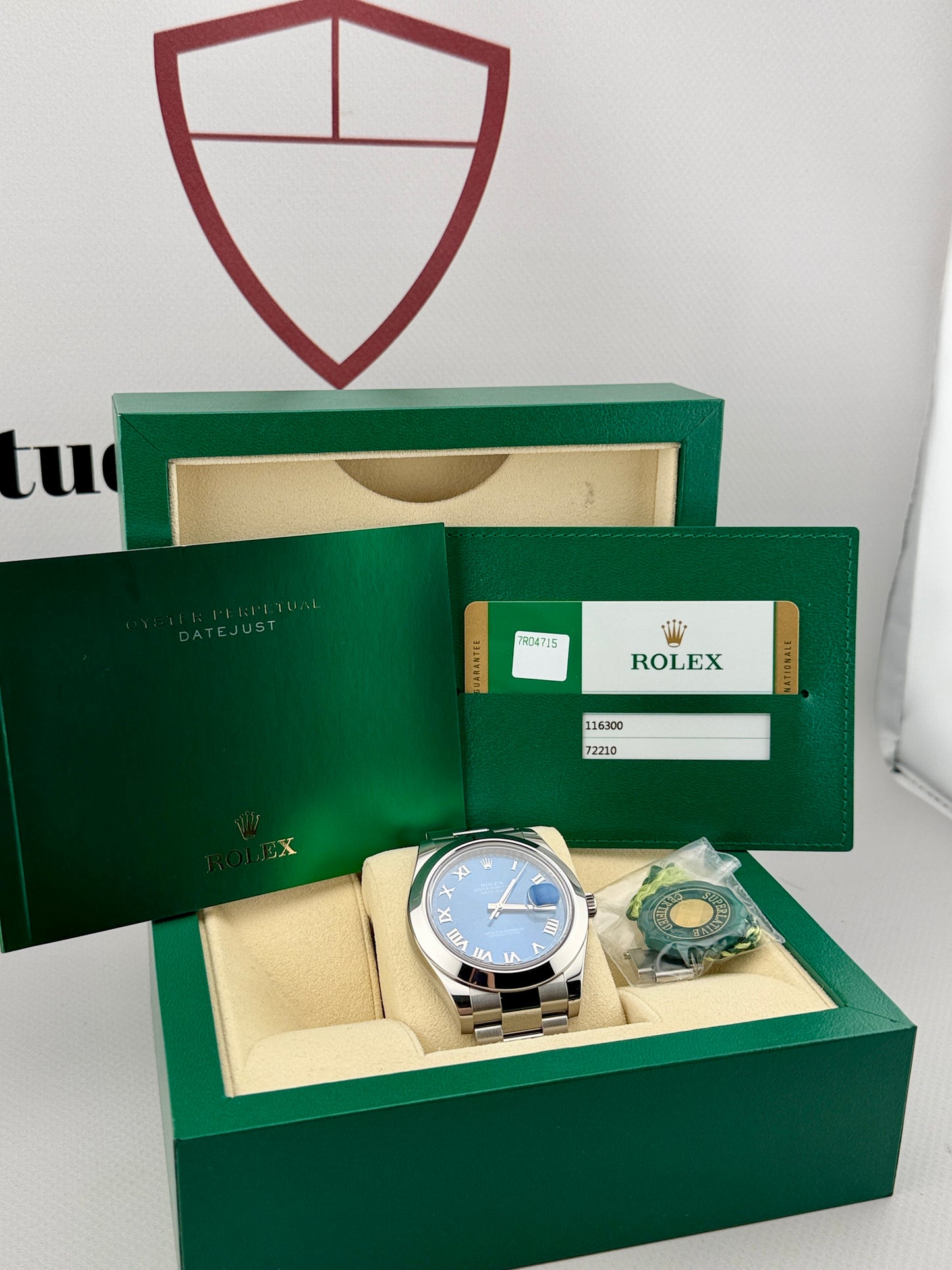 ROLEX DateJust 41 Azurro Dial 126300 41mm