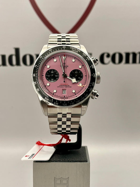 *BRAND NEW* TUDOR Black Bay Chrono Miami Pink - 79360N - 41mm - Full Set