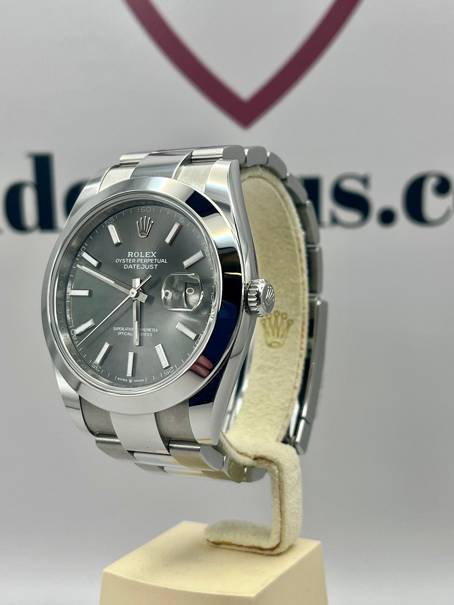 DEC 2025 ROLEX Datejust 41mm 126300 Rhodium Dial Full Set