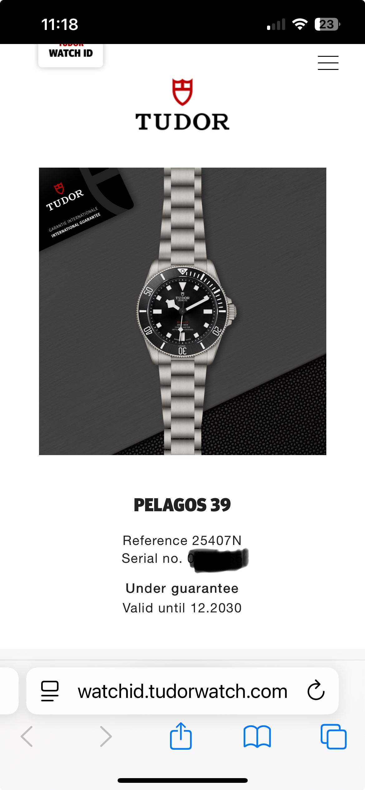 Dec 2025 TUDOR Pelagos 39mm - M25407 - Full Set - Warranty to Dec 2030