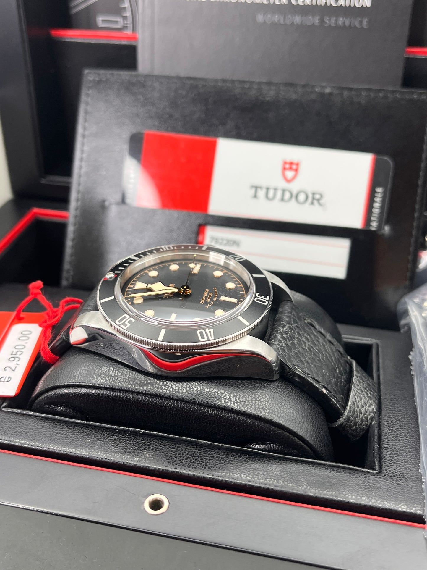 TUDOR Heritage Black Bay 'Smiley' 79220N - 41mm - Full Set & Original