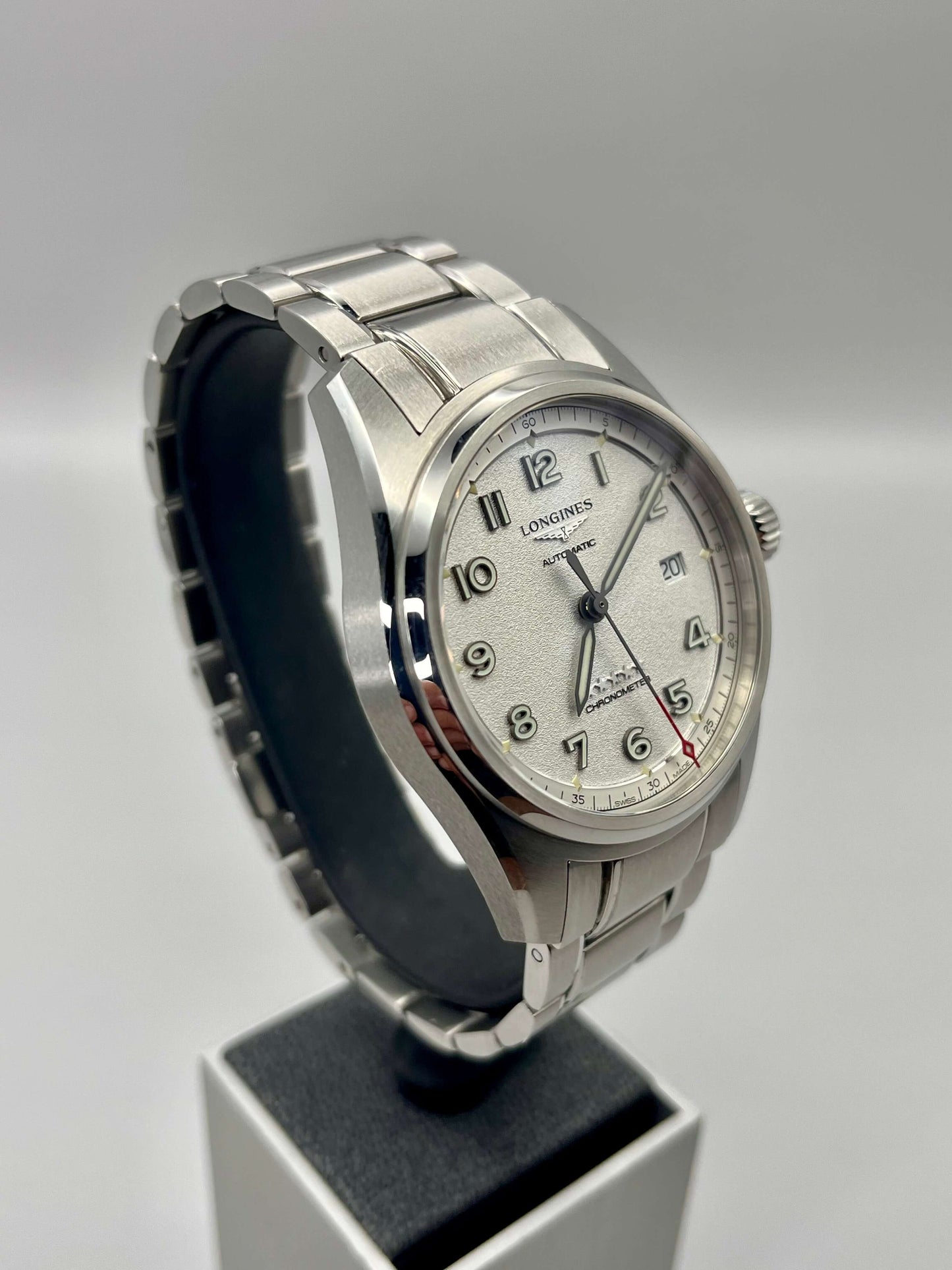 LONGINES Spirit Silver - L3.810.4.7.36 - 40mm - Full Set