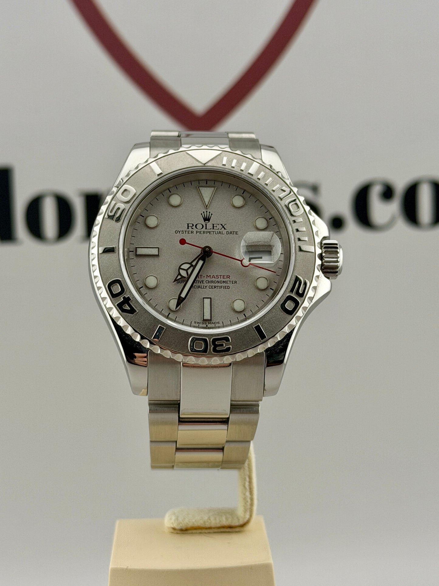ROLEX Yacht-Master 40mm ref 16622 Platinum Bezel - MINT & Serviced