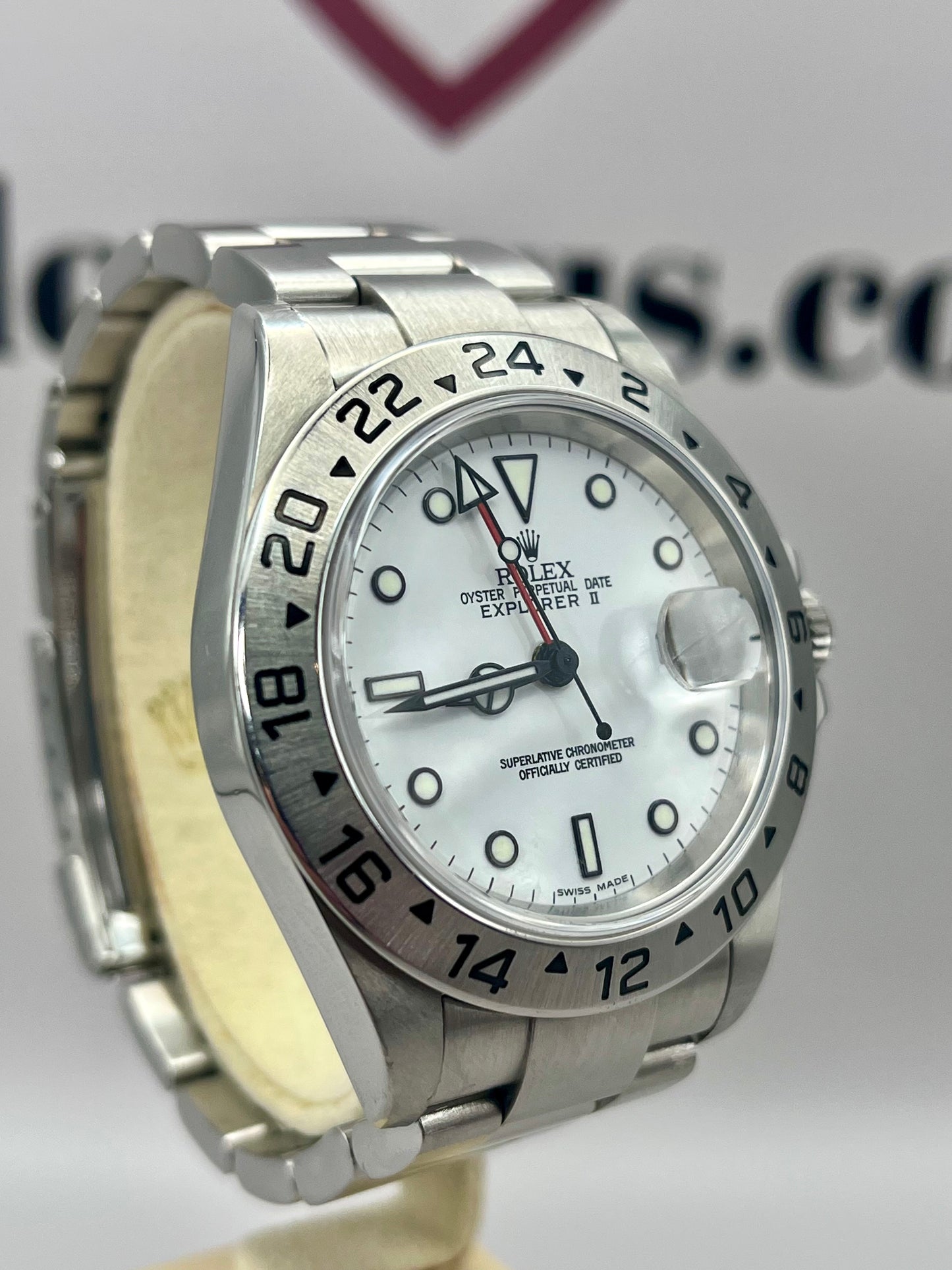 ROLEX Explorer II GMT 40mm 16570 Polar Serviced by Rolex