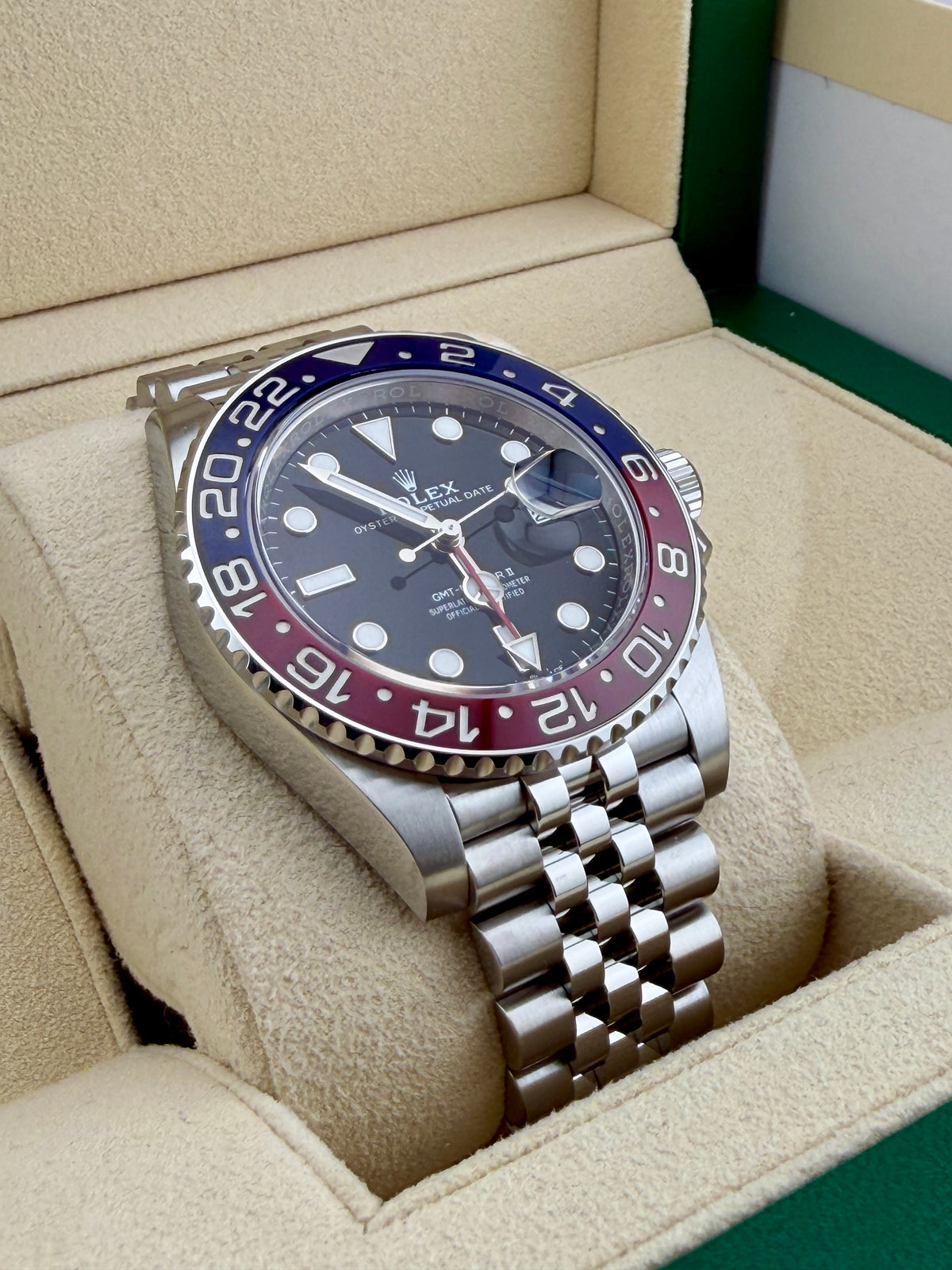 2023 ROLEX GMT-Master II 126710BLRO 40mm Full Set