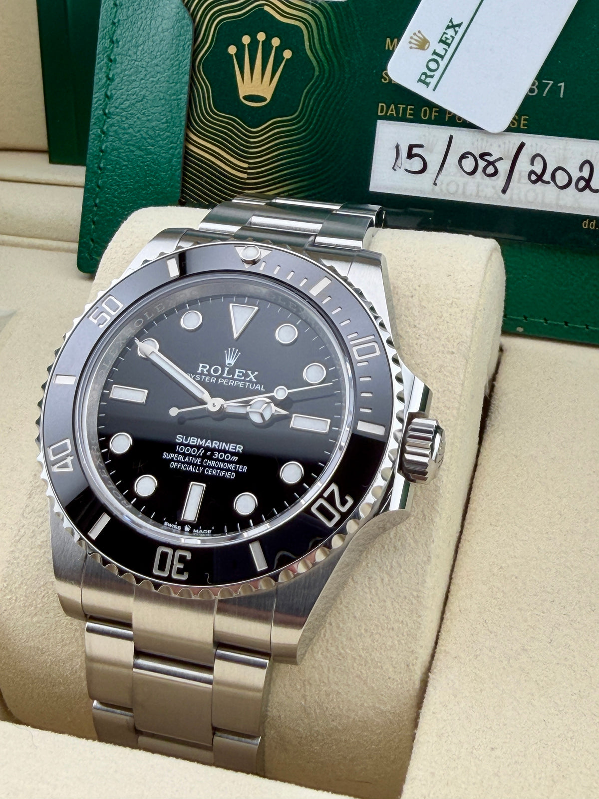 2025 ROLEX Submariner No Date 124060 41mm Full Set