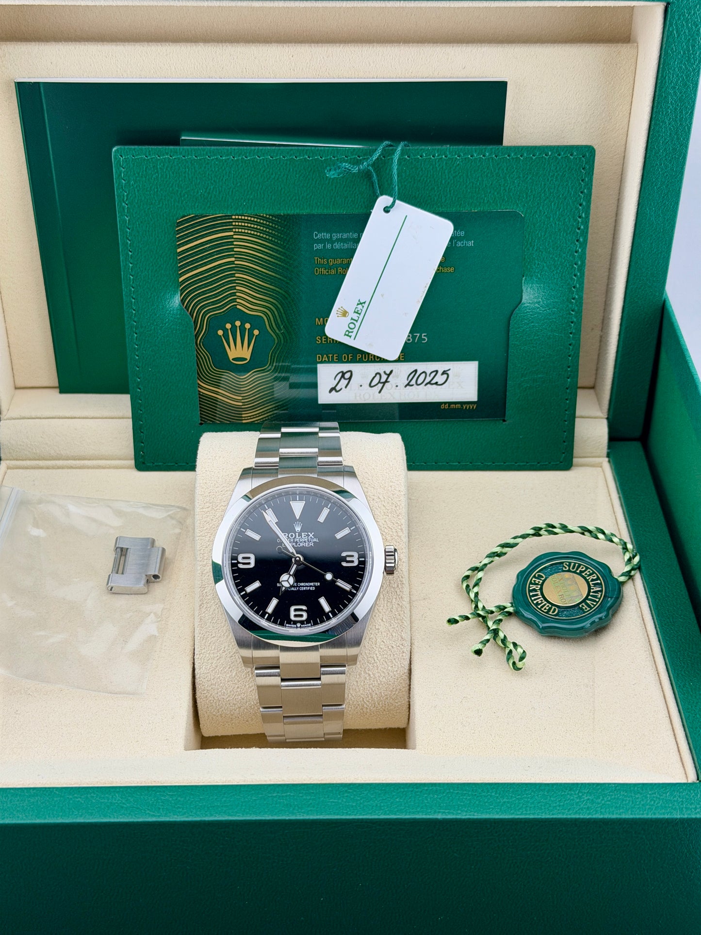 2025 ROLEX Explorer 224270 40mm Full Set Warranty