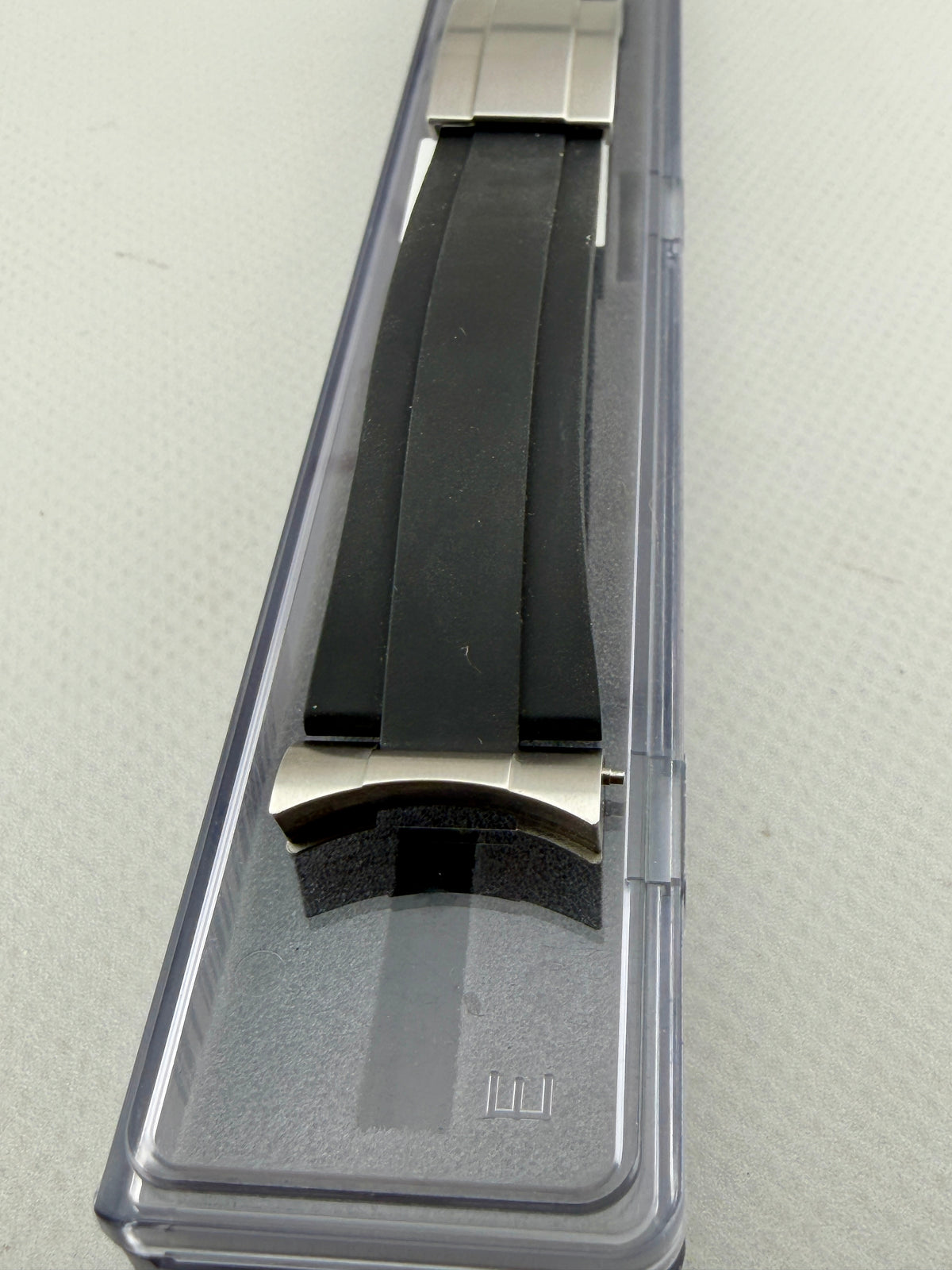 OEM Tudor 20mm Black Rubber Strap & OEM T Fit Clasp + End links