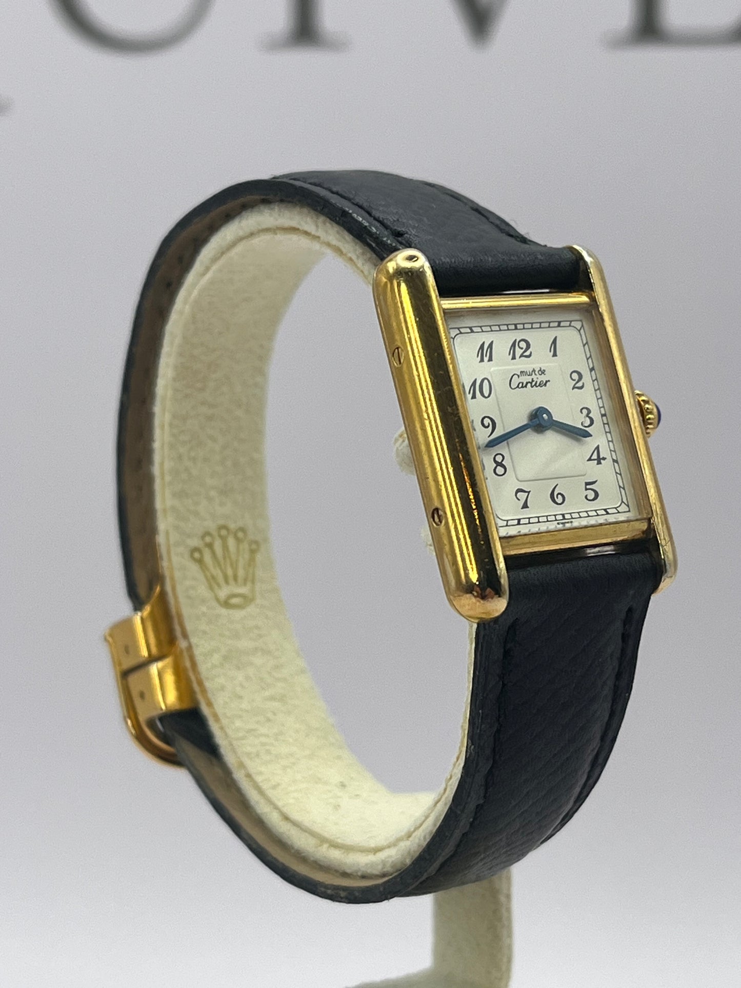Cartier Tank Vermeil Ladies Watch - Quartz - 20mmx28mm