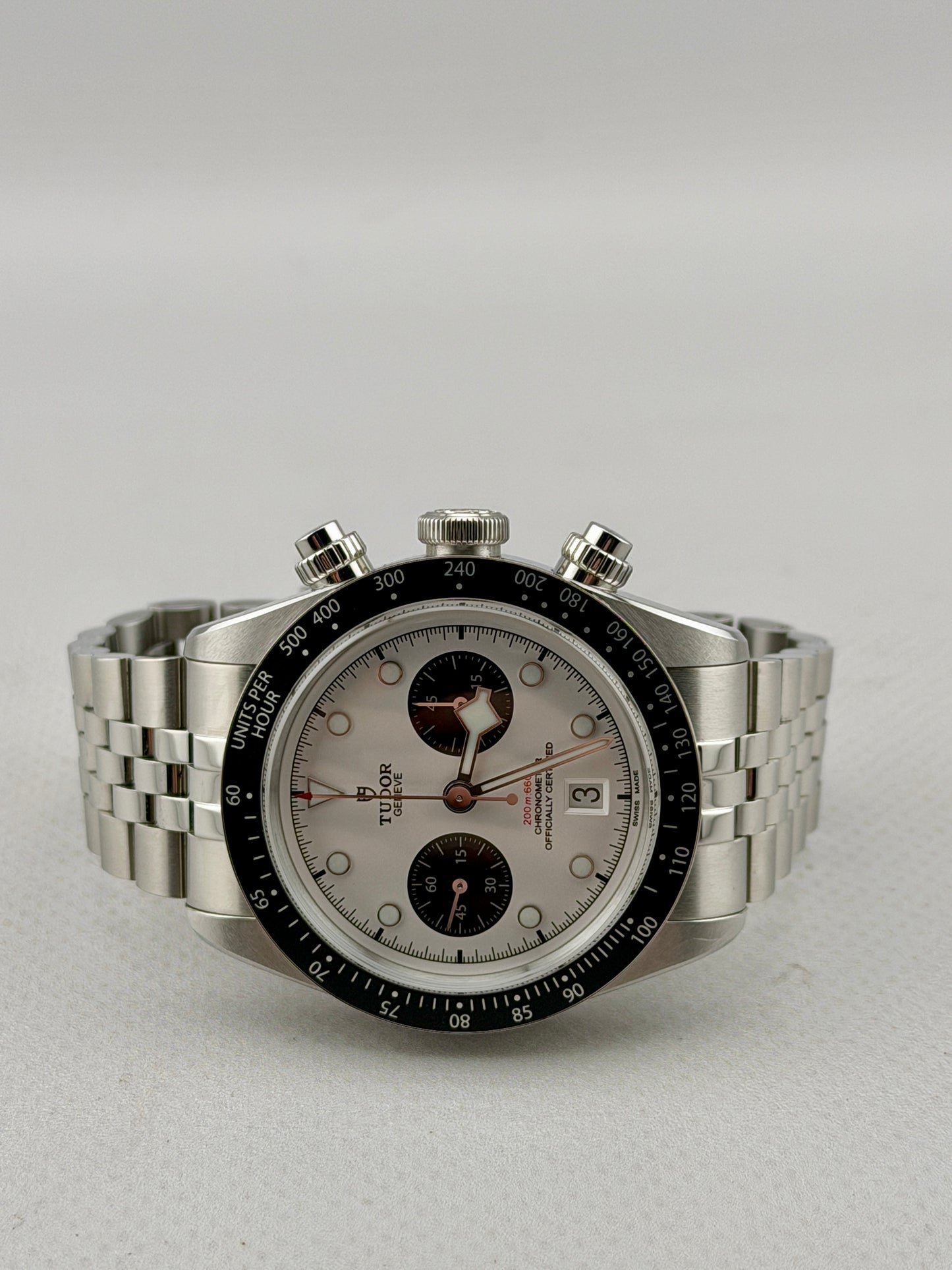 2026 TUDOR Black Bay Chrono Panda on Jubilee 41mm Full Set