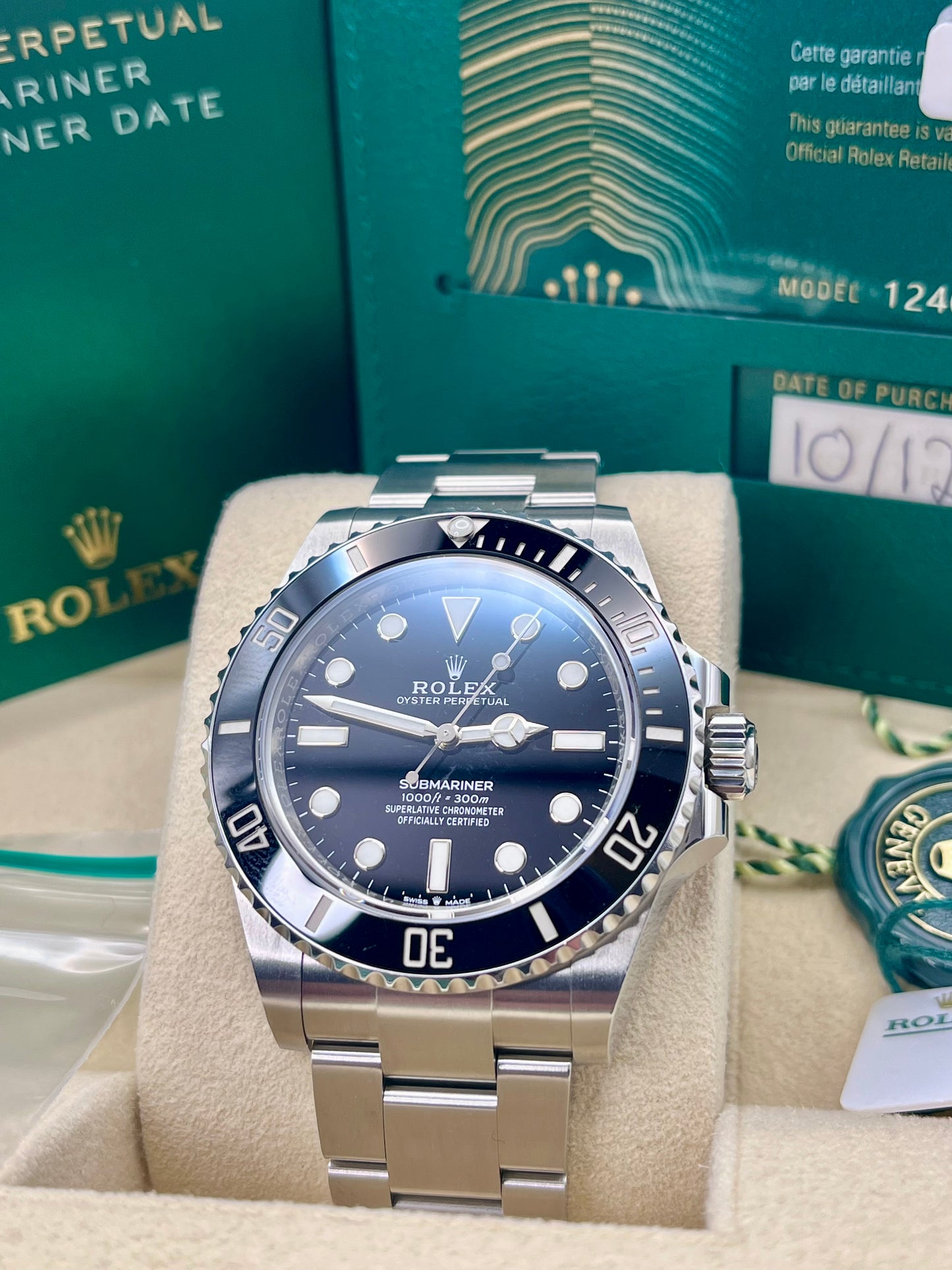 2022 ROLEX Submariner No Date - 124060 - 40 mm - Warranty