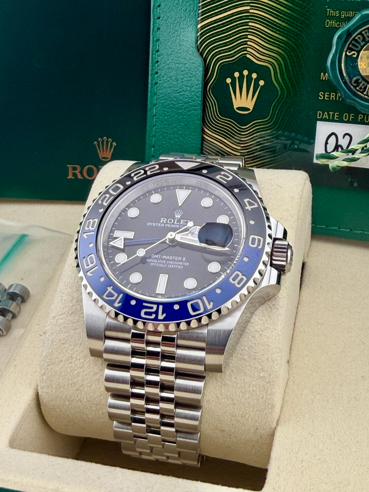 2025 ROLEX GMT-Master II Batgirl 126710BLNR 40mm Full Set