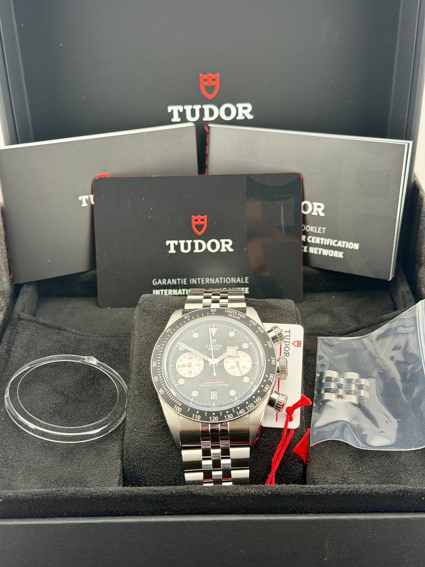 Unworn 2026 TUDOR Black Bay Chrono 'Reverse Panda' 41mm Full Set