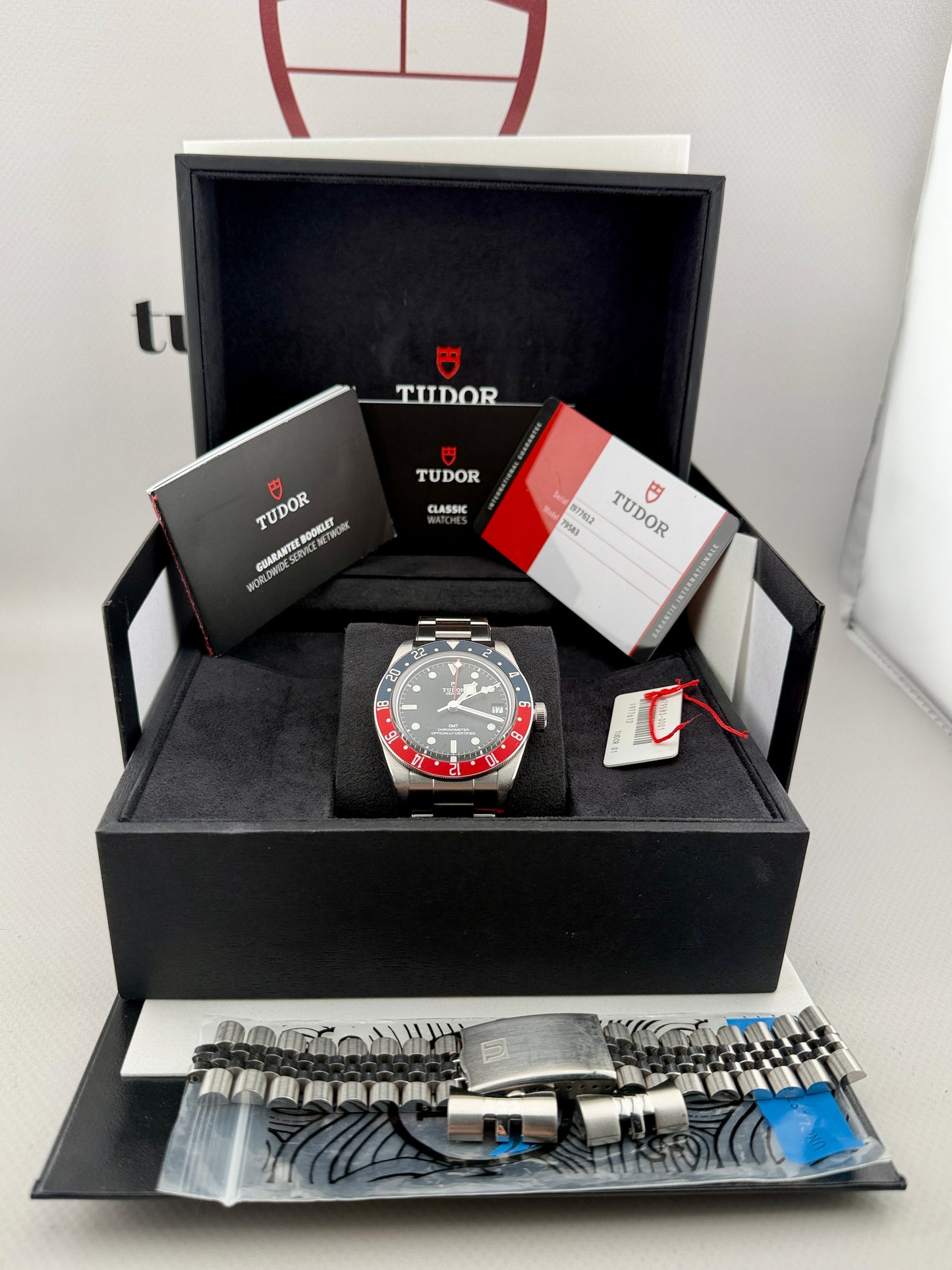 TUDOR Black Bay Pepsi GMT 41mm 79830RB Full Set + Uncle Strap