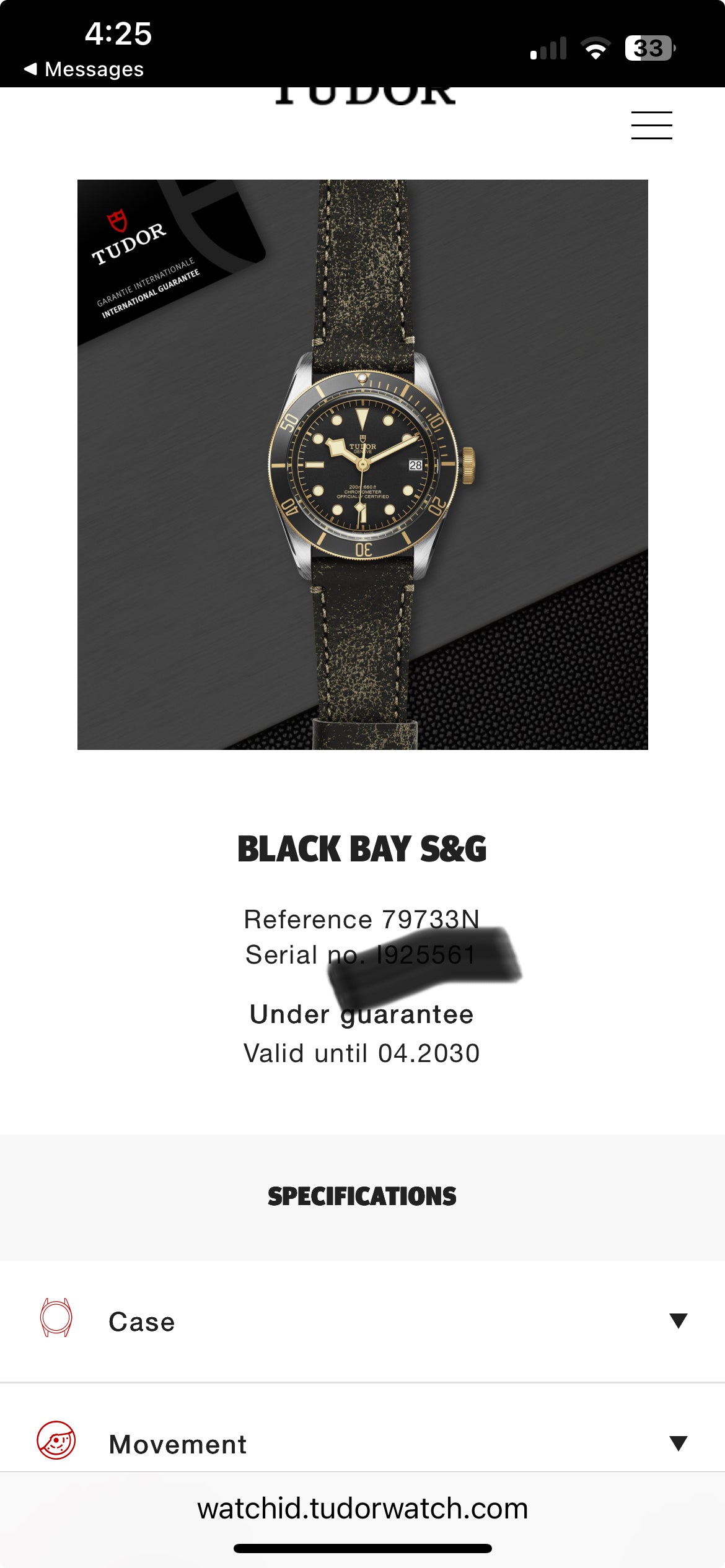 2025 **UNWORN** TUDOR Black Bay S&G - 79733N - Full Set - Warranty to April 2030