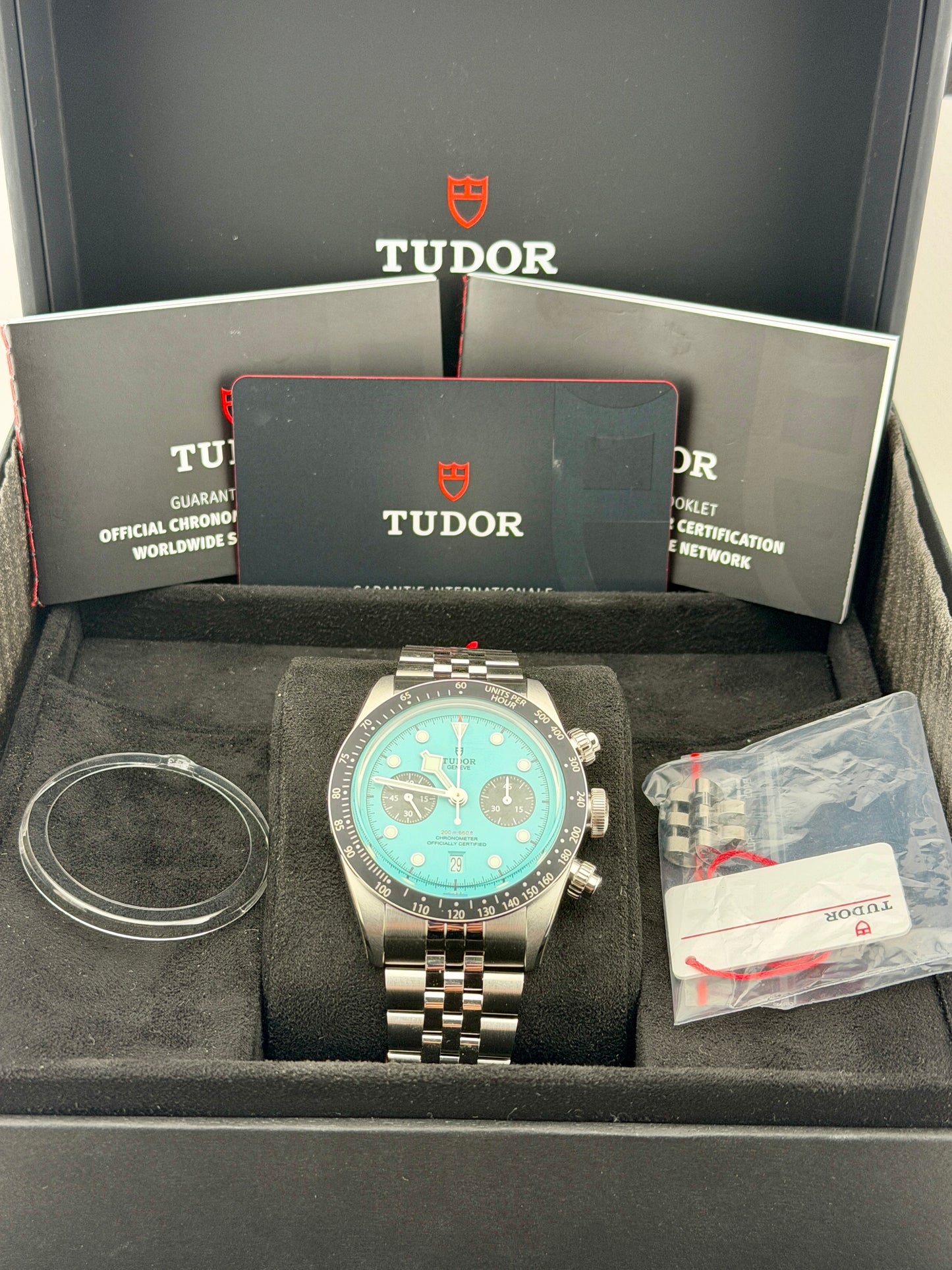 Unworn 2026 TUDOR Black Bay Chrono 'Flamingo' 41mm Full Set