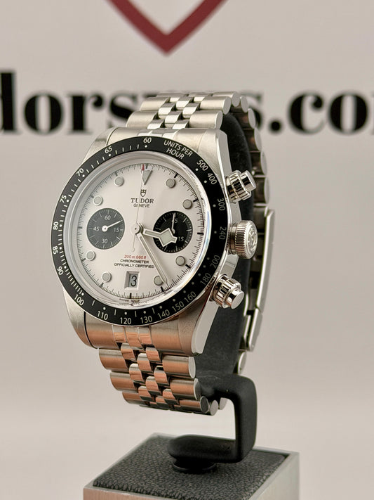 2026 TUDOR Black Bay Chrono Panda on Jubilee 41mm Full Set