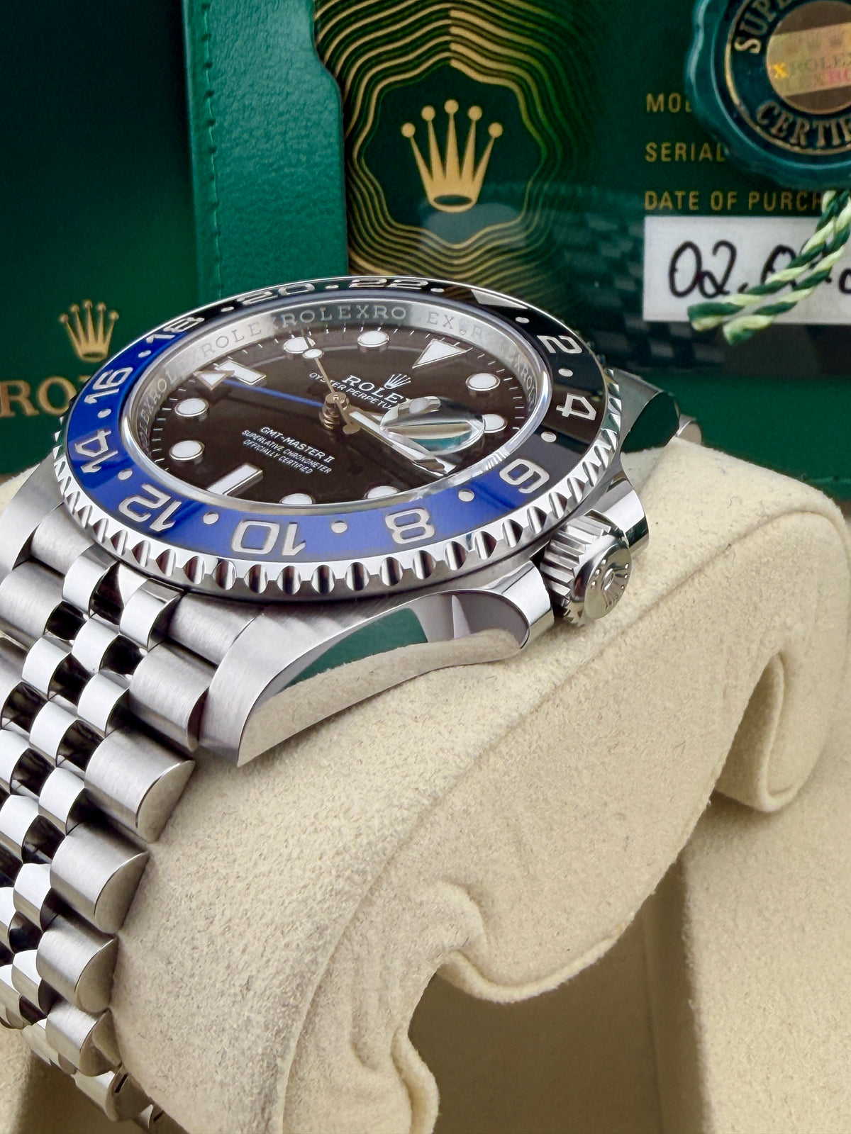 2025 ROLEX GMT-Master II Batgirl 126710BLNR 40mm Full Set