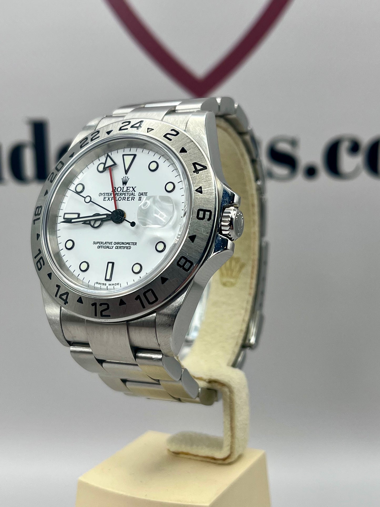 ROLEX Explorer II GMT 40mm 16570 Polar Serviced by Rolex