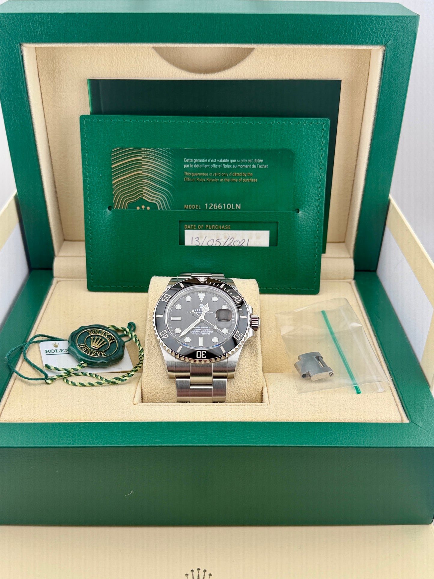 2021 ROLEX Submariner Date 126610LN 41mm Full Set