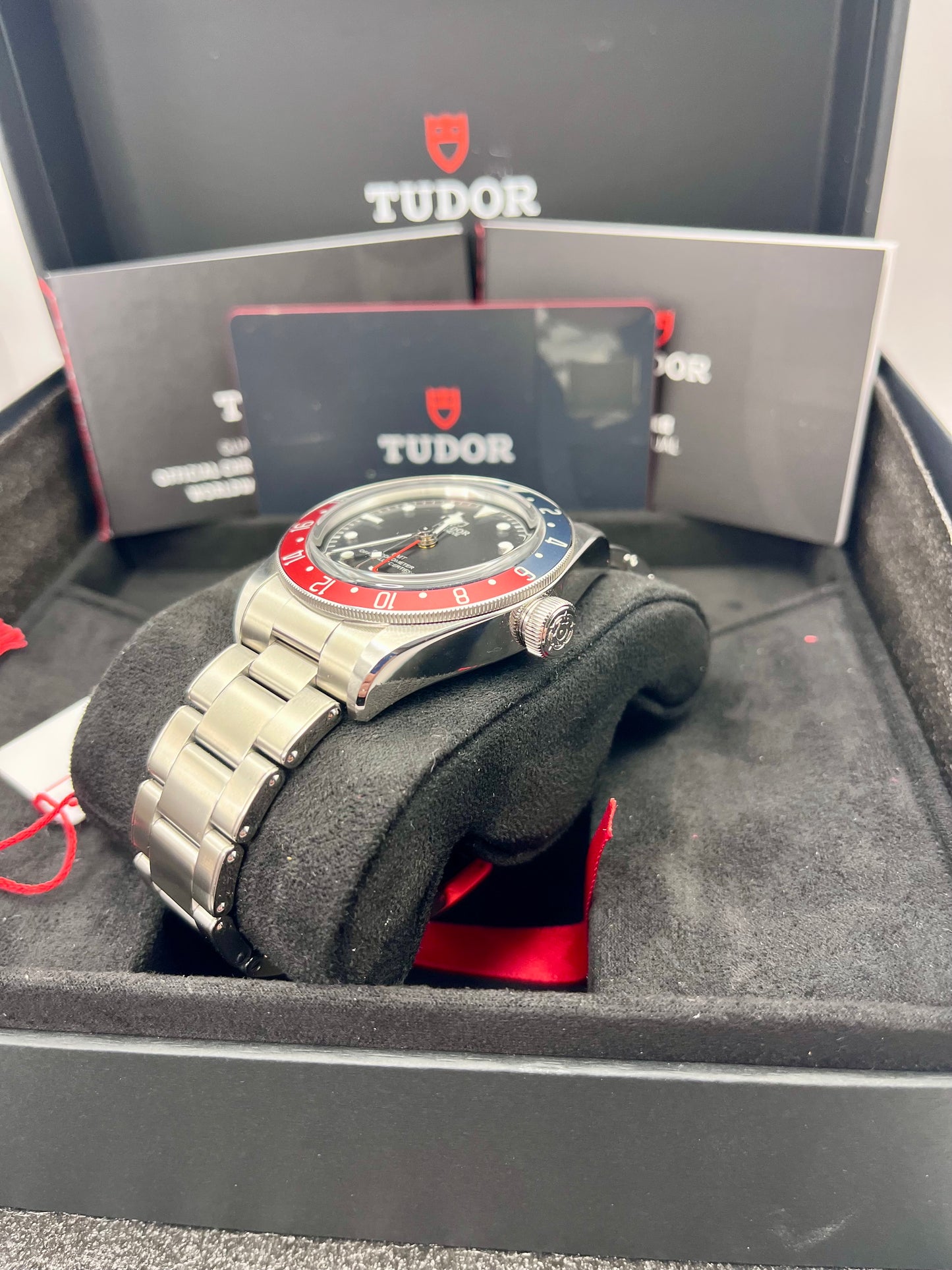 FEB 2026 UNWORN TUDOR Black Bay GMT Pepsi 41mm 79830RB Full Set