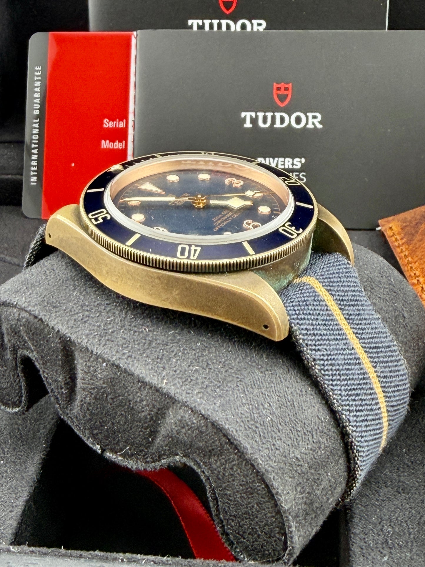TUDOR Black Bay Bronze Bucherer Ed. 2 Straps 79250BB 43mm Full Set