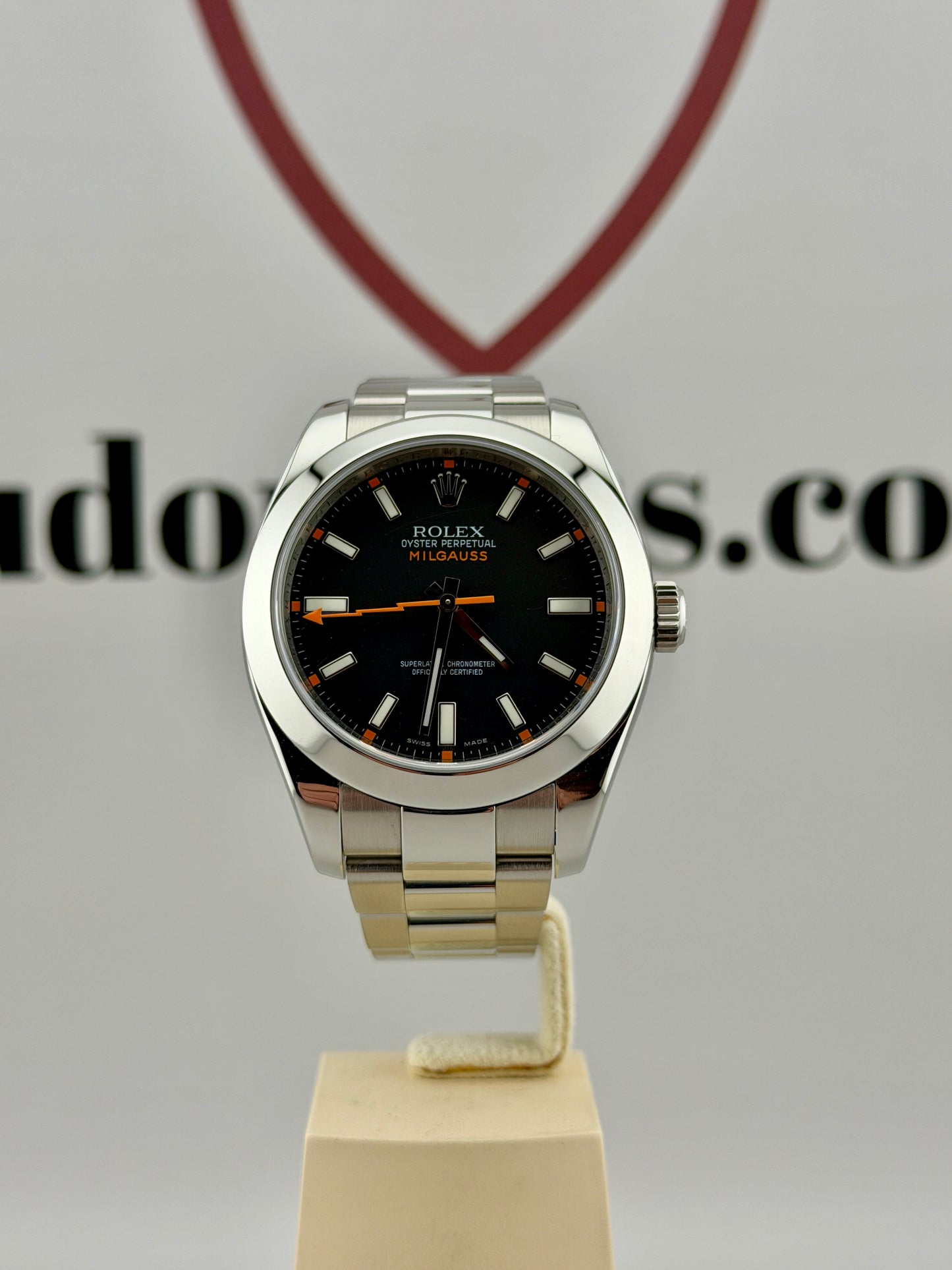 ROLEX Milgauss 116400 Black Dial 40mm Superb Condition