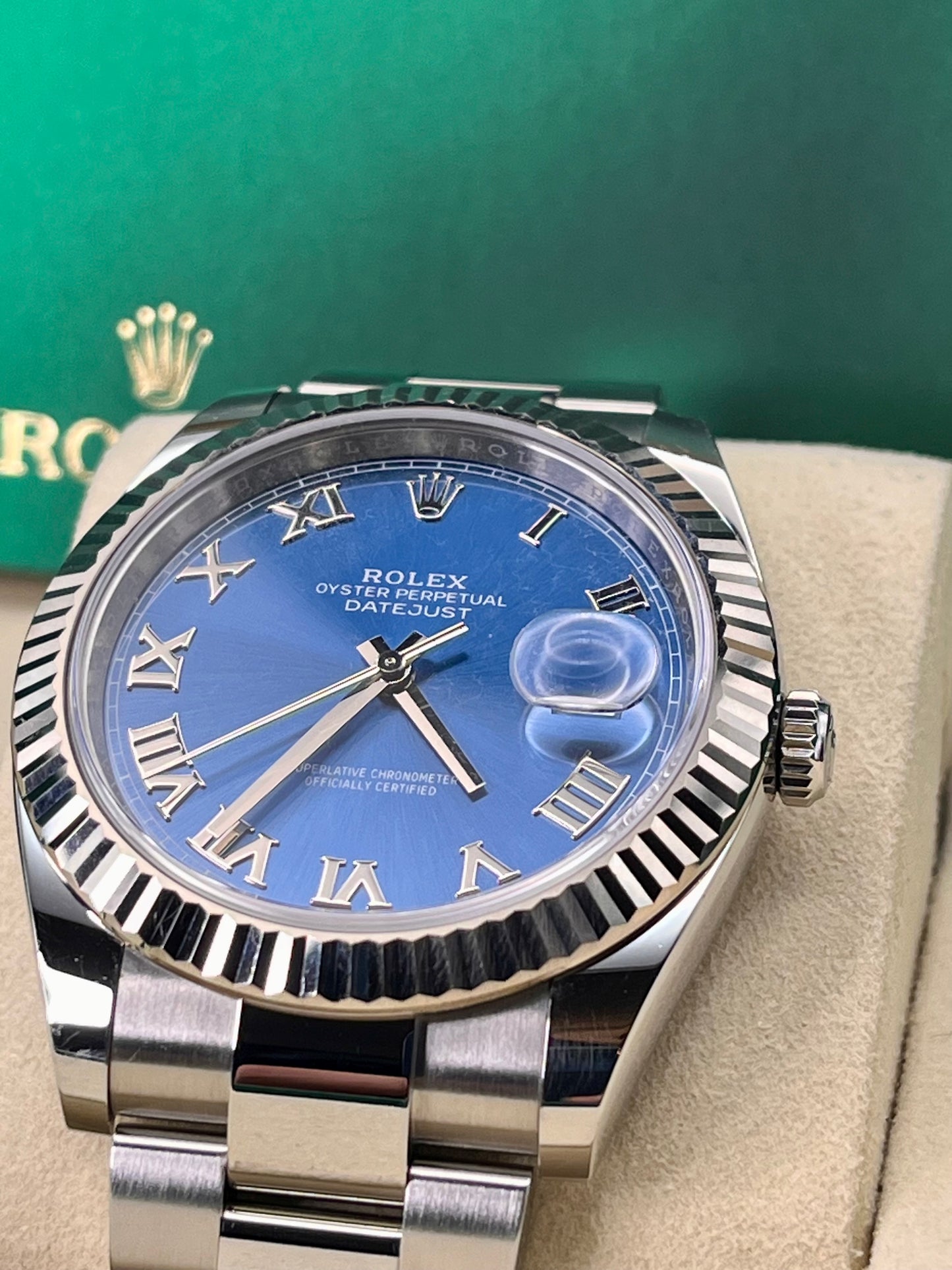 2025 Rolex Datejust 41mm - 126334 - Azzurro Blue - Warranty