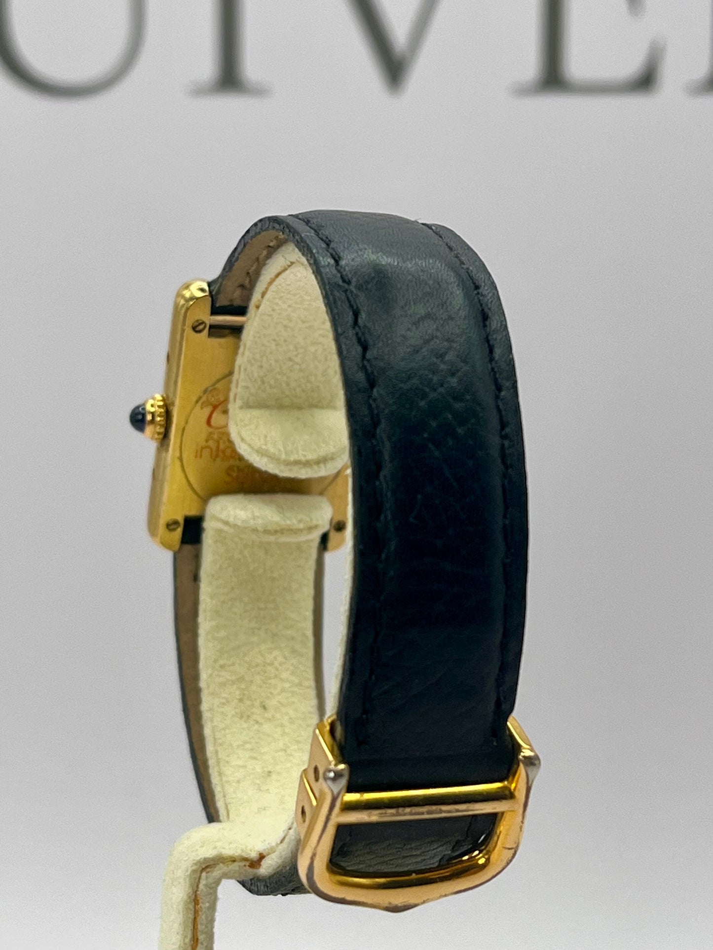 Cartier Tank Vermeil Ladies Watch - Quartz - 20mmx28mm